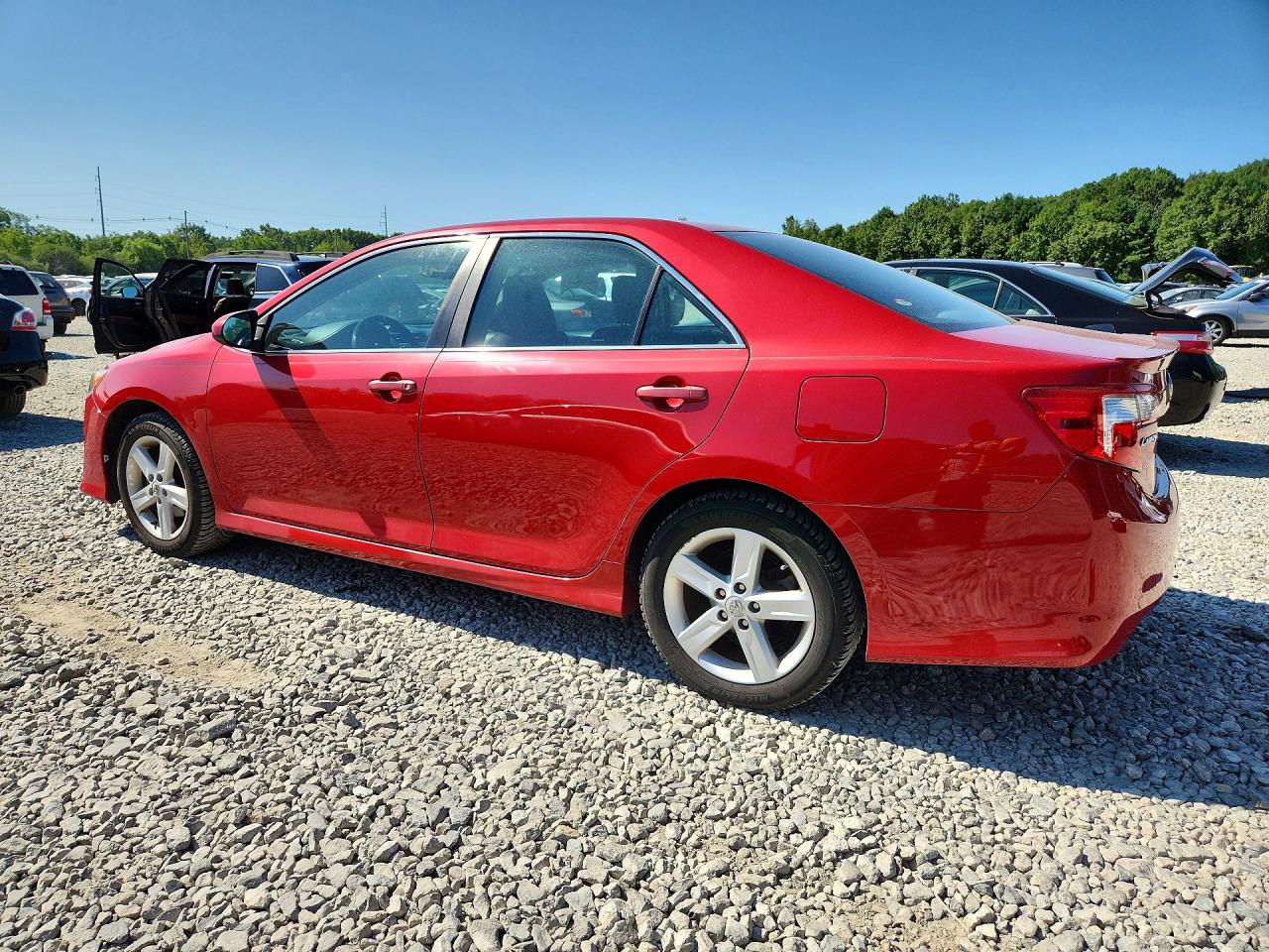 2012 Toyota Camry Se Red vin: 4T1BF1FK9CU629254