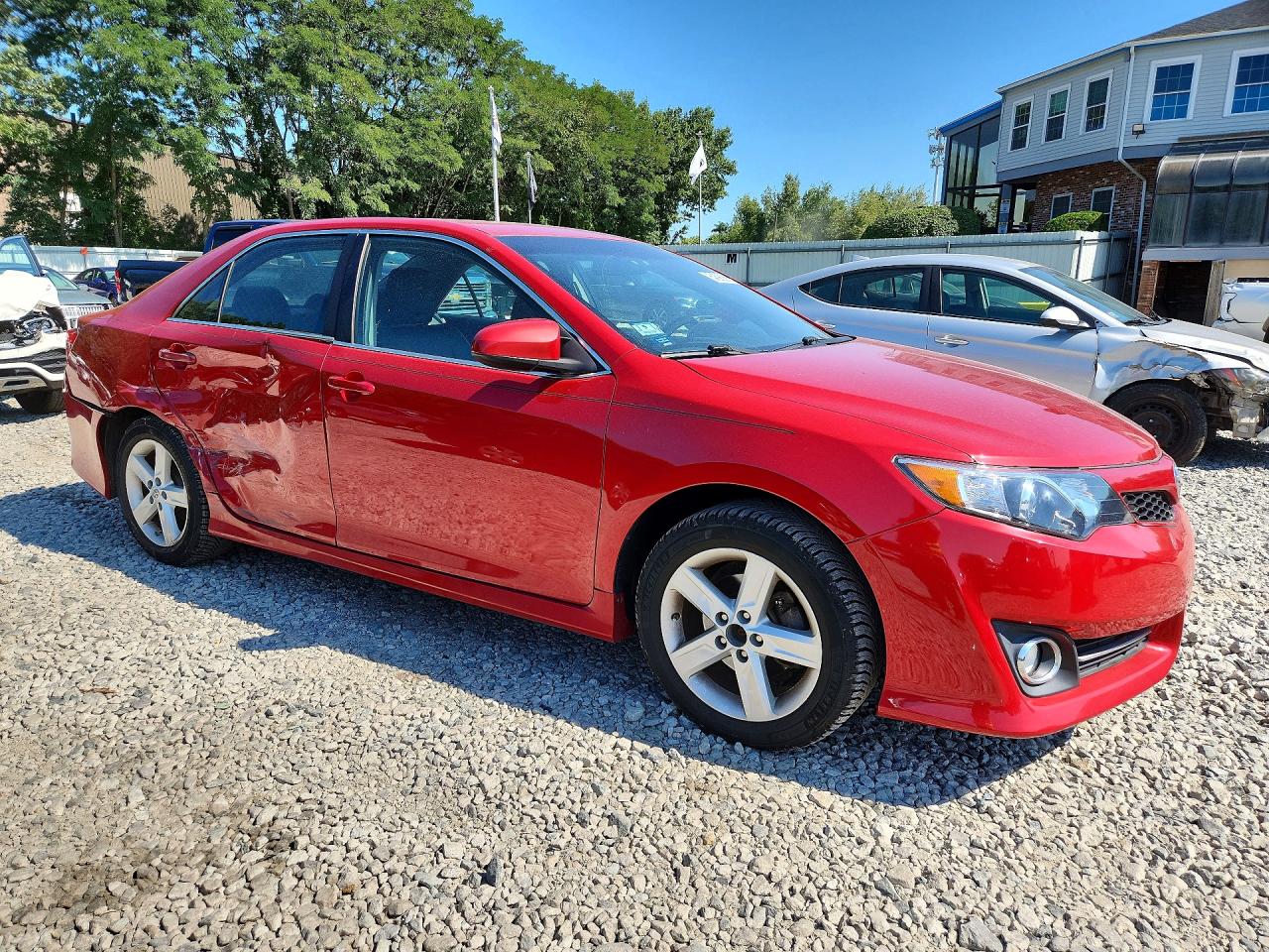 2012 Toyota Camry Se Red vin: 4T1BF1FK9CU629254