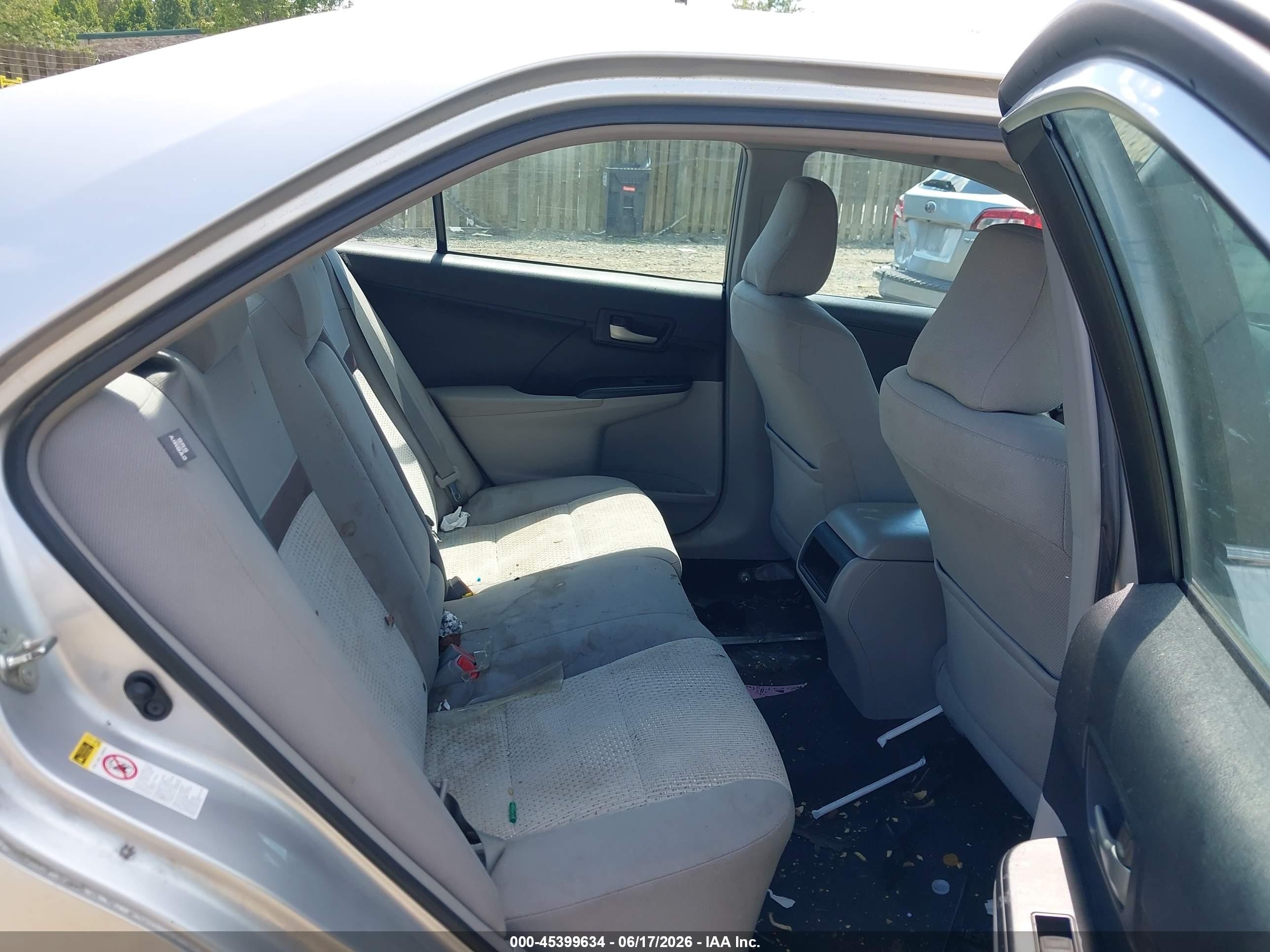 2013 Toyota Camry Le Silver vin: 4T1BF1FK9DU205378