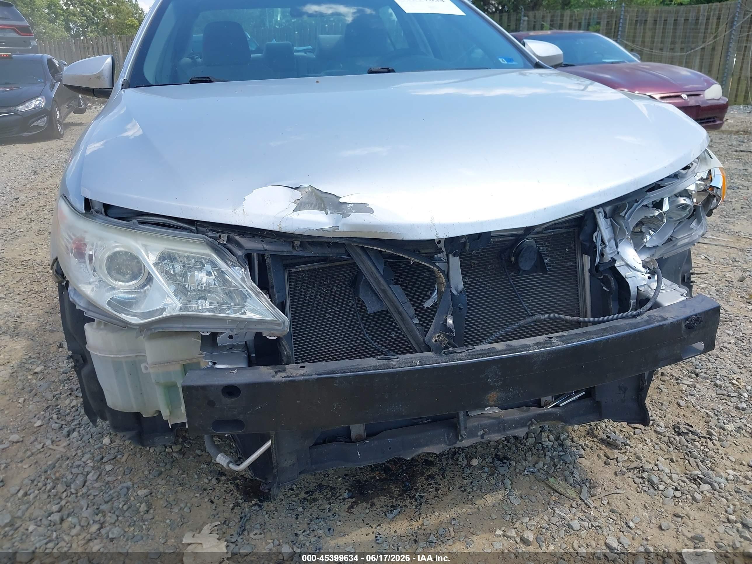 2013 Toyota Camry Le Silver vin: 4T1BF1FK9DU205378