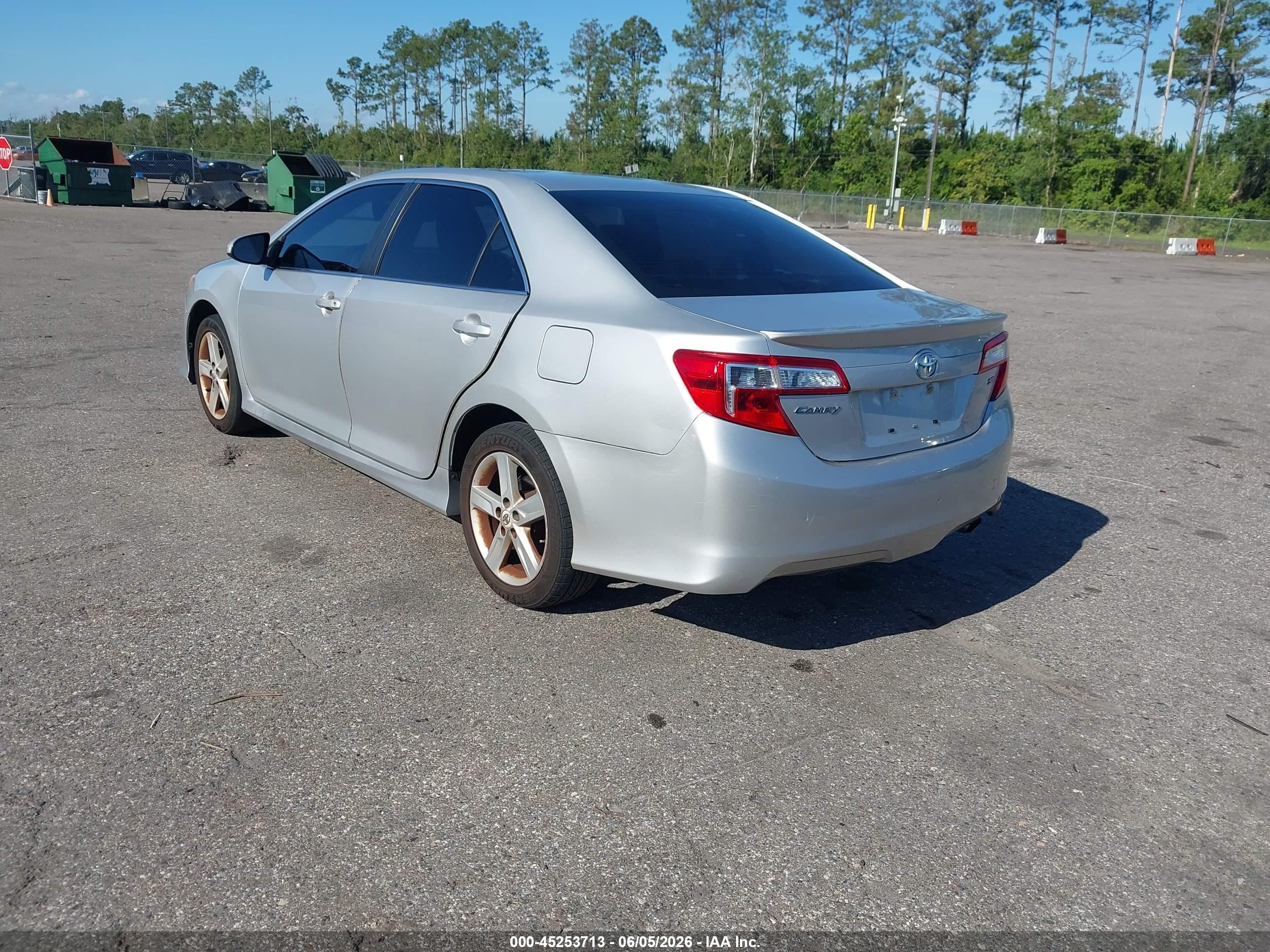 2013 Toyota Camry Se Silver vin: 4T1BF1FK9DU209897