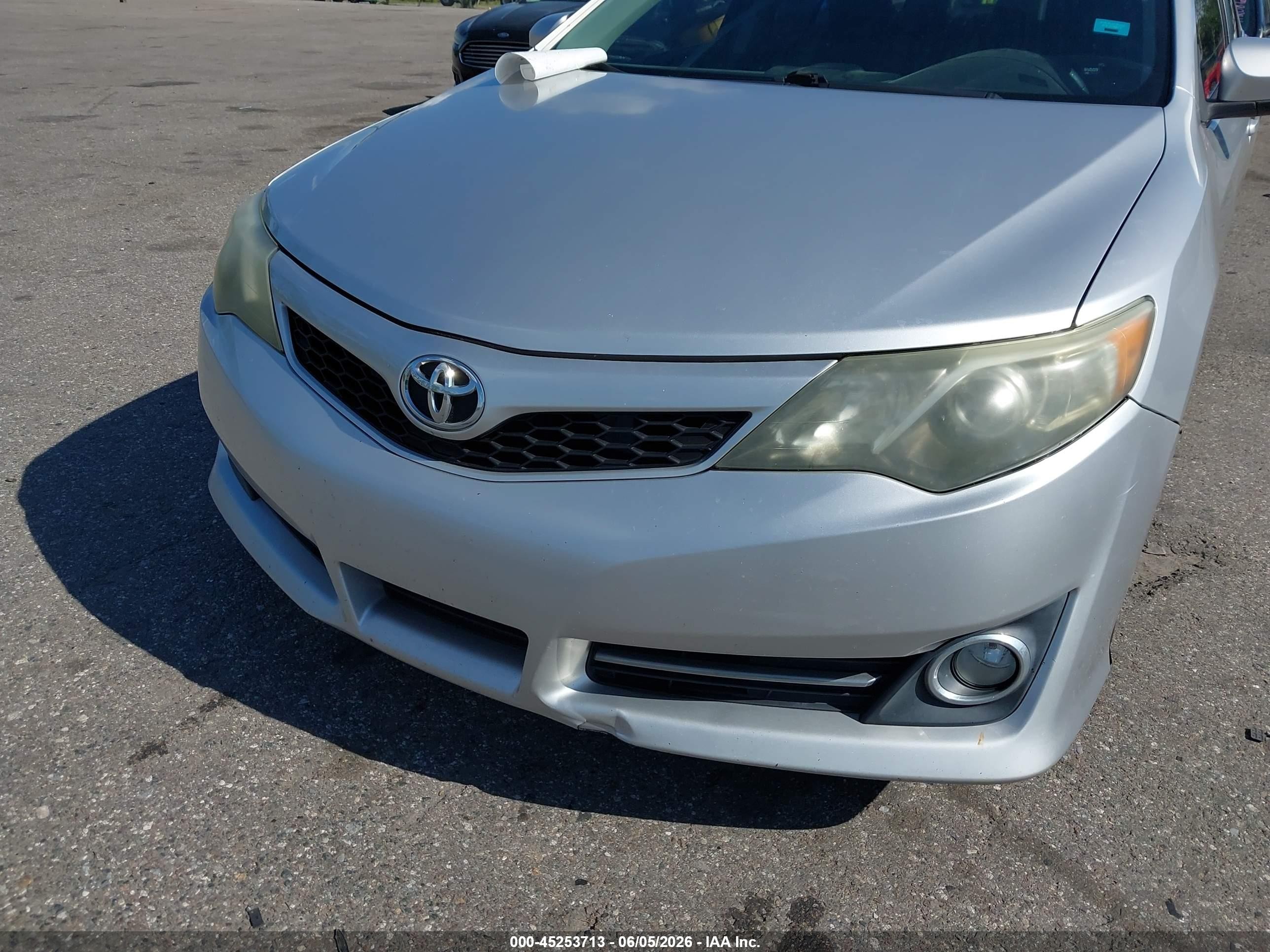 2013 Toyota Camry Se Silver vin: 4T1BF1FK9DU209897