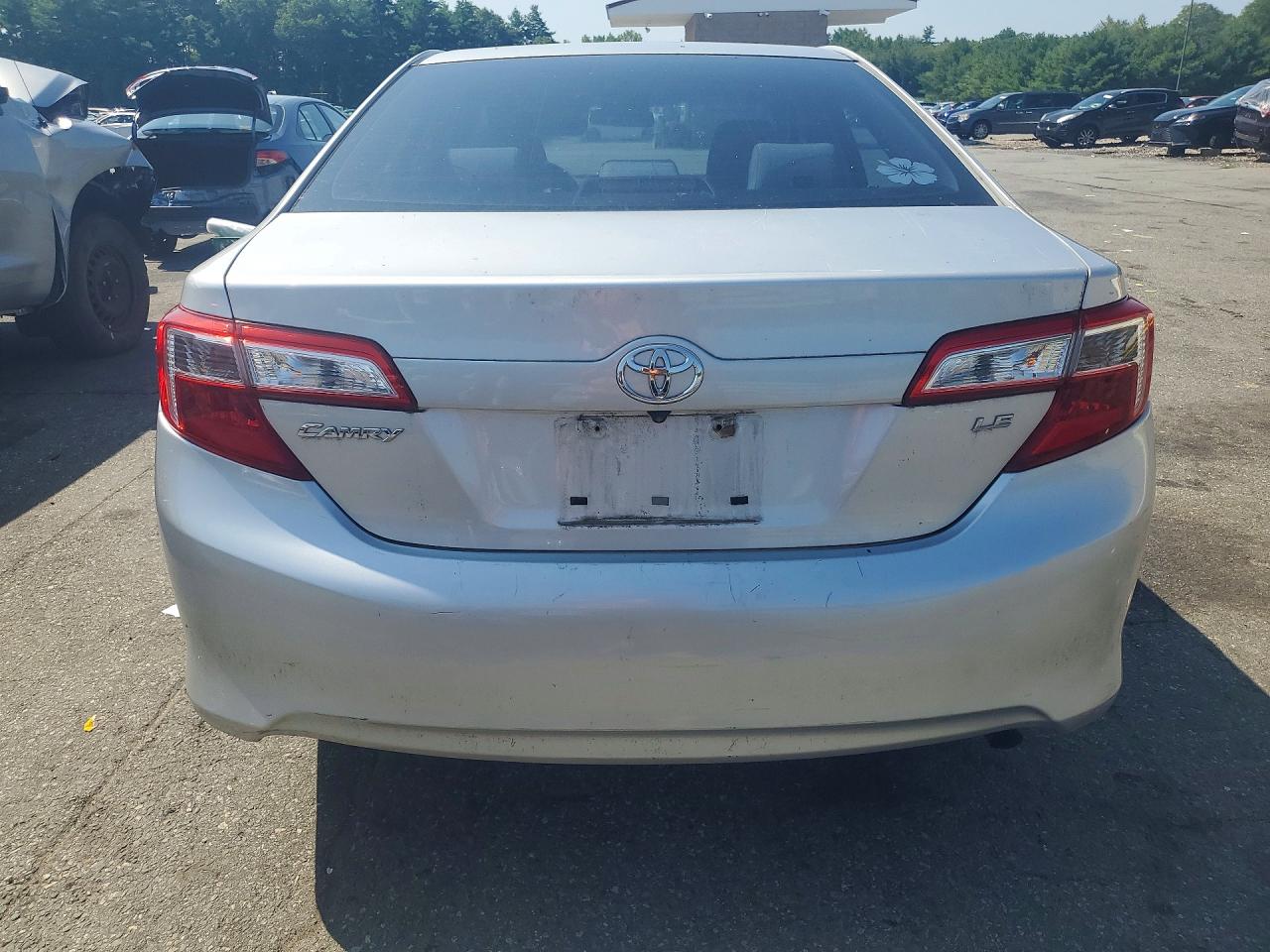 2013 Toyota Camry Le Silver vin: 4T1BF1FK9DU213318