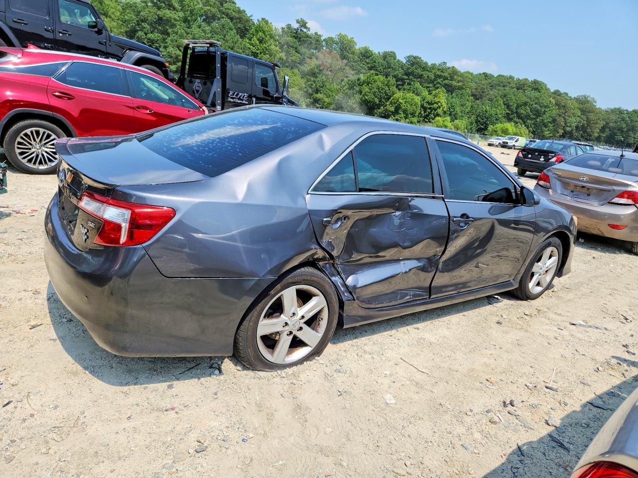 2013 Toyota Camry Se Charcoal vin: 4T1BF1FK9DU224027