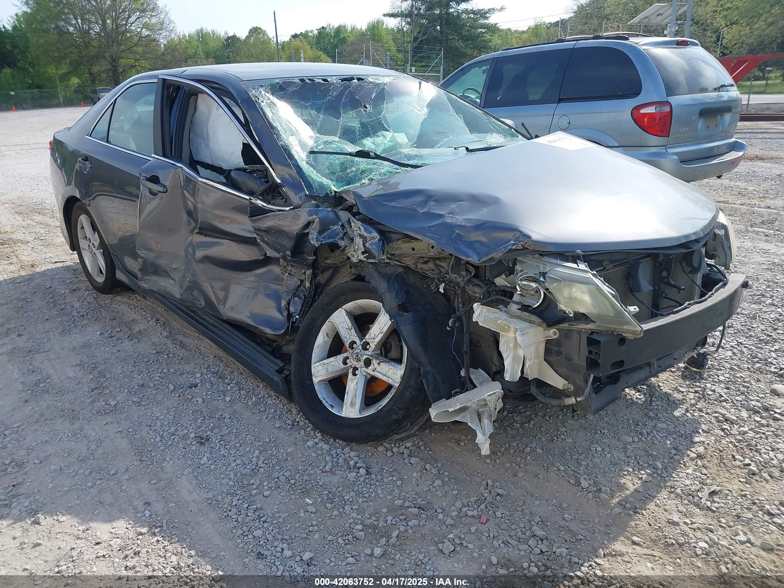 2013 Toyota Camry Se Gray vin: 4T1BF1FK9DU224500