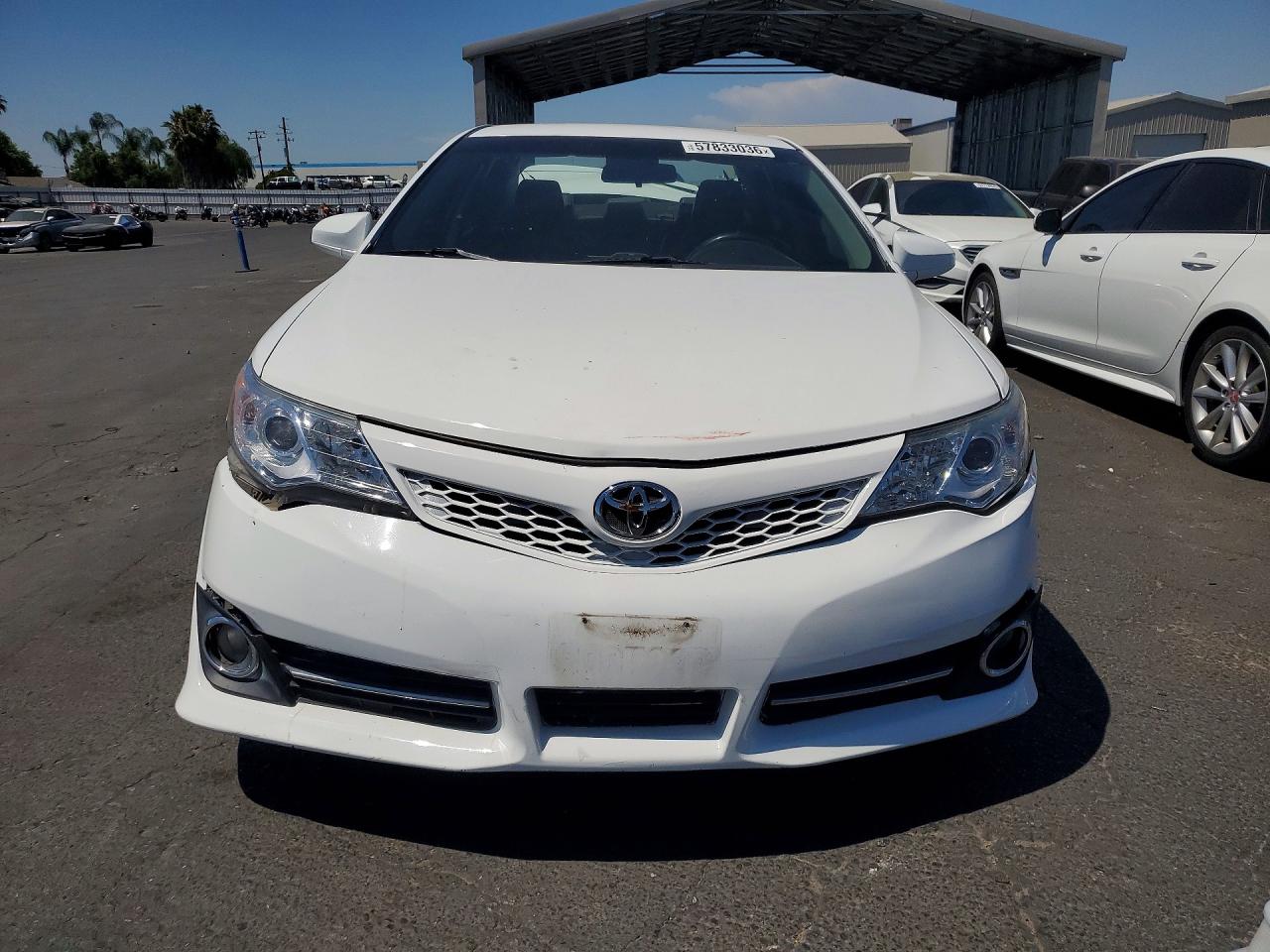 2013 Toyota Camry Se White vin: 4T1BF1FK9DU227705
