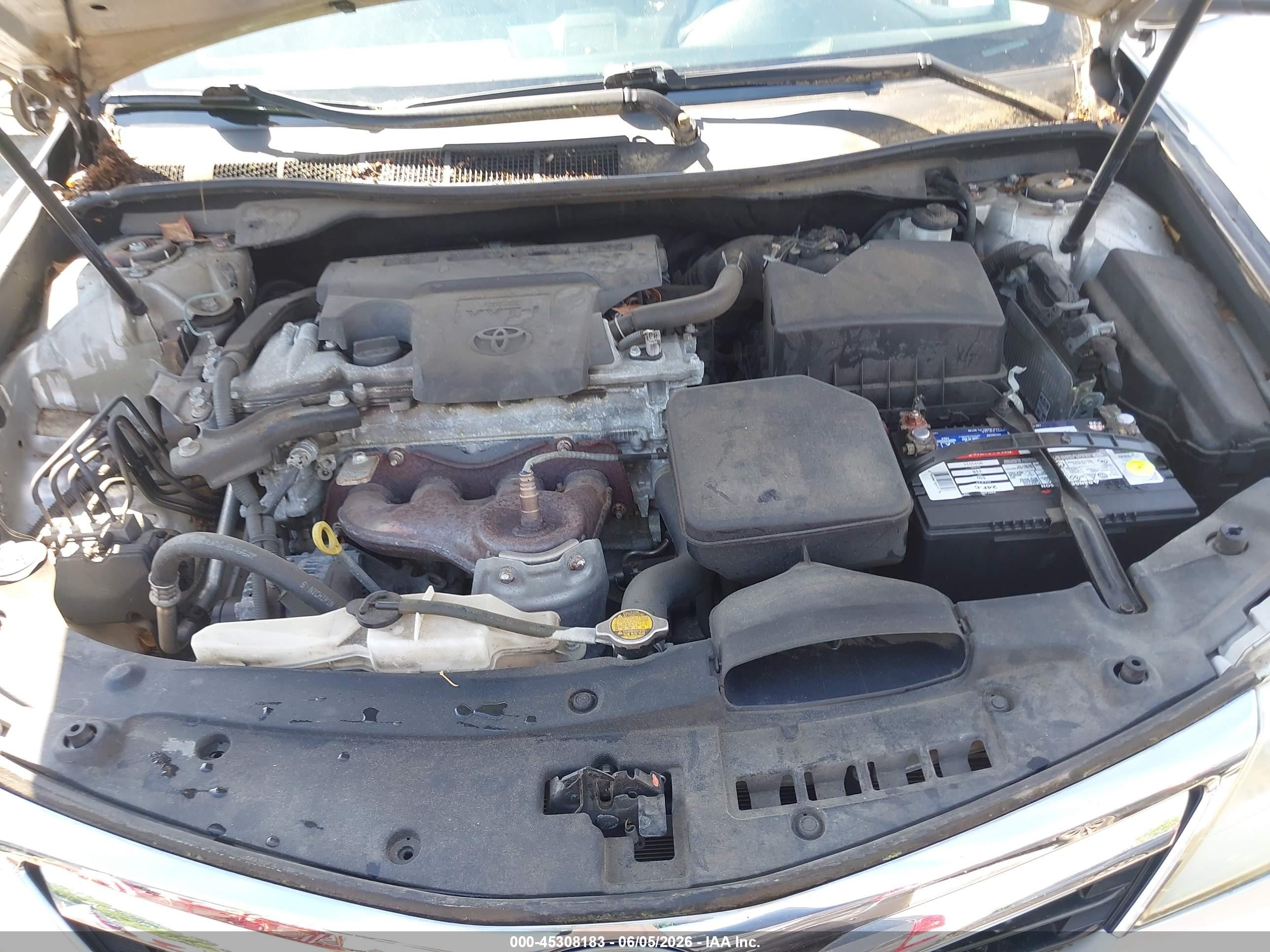 2013 Toyota Camry Le Серебряный vin: 4T1BF1FK9DU233827