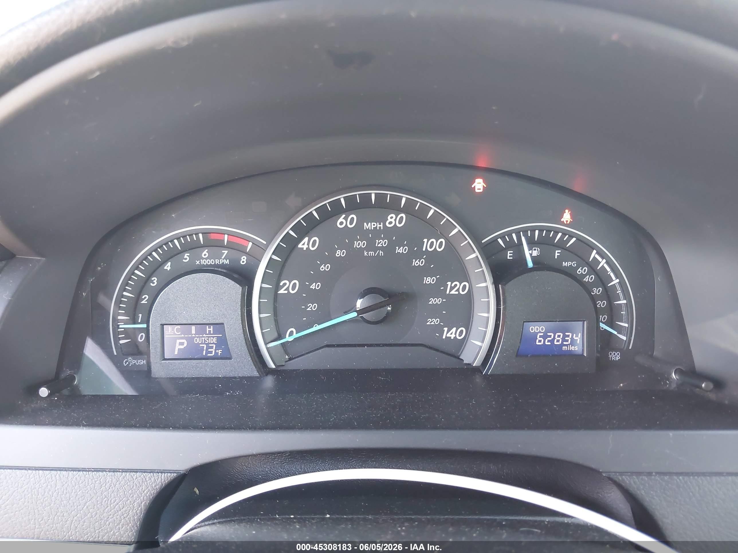 2013 Toyota Camry Le Серебряный vin: 4T1BF1FK9DU233827