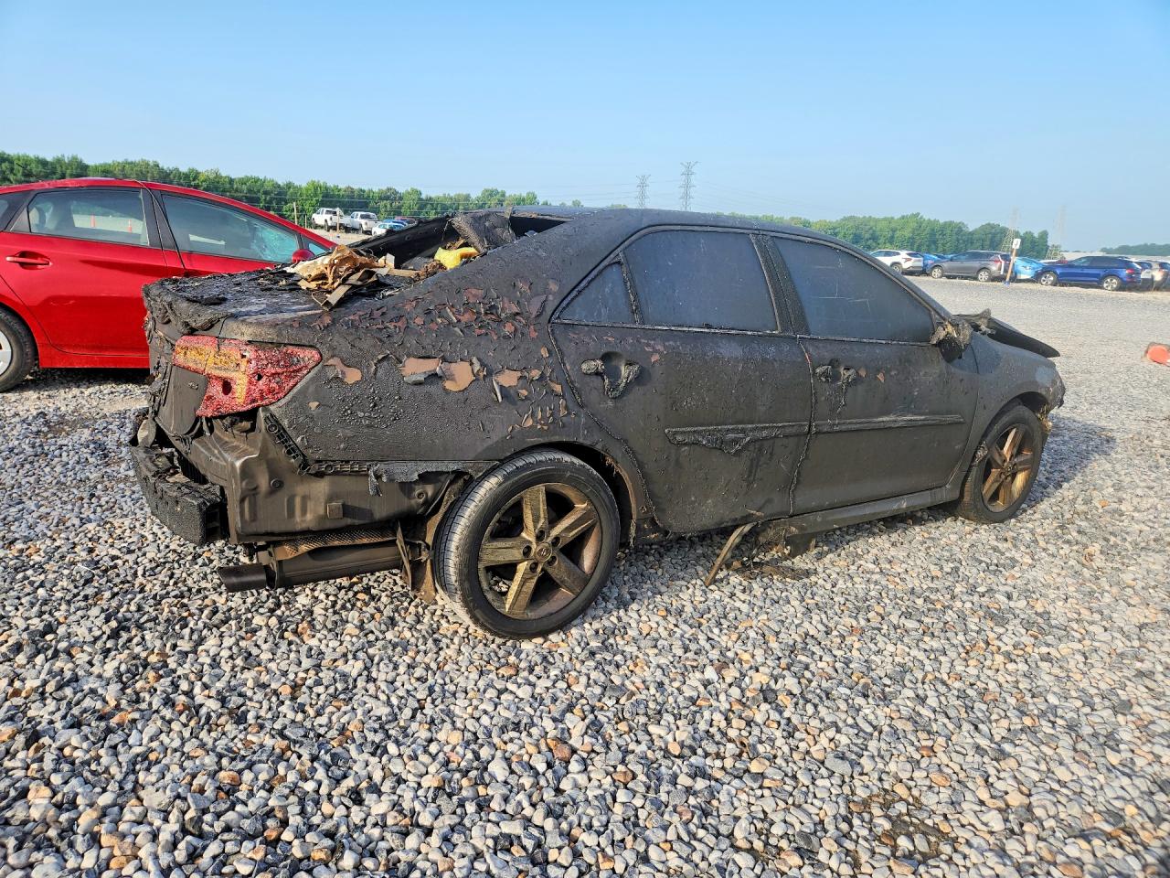 2013 Toyota Camry Se Пожар vin: 4T1BF1FK9DU238882