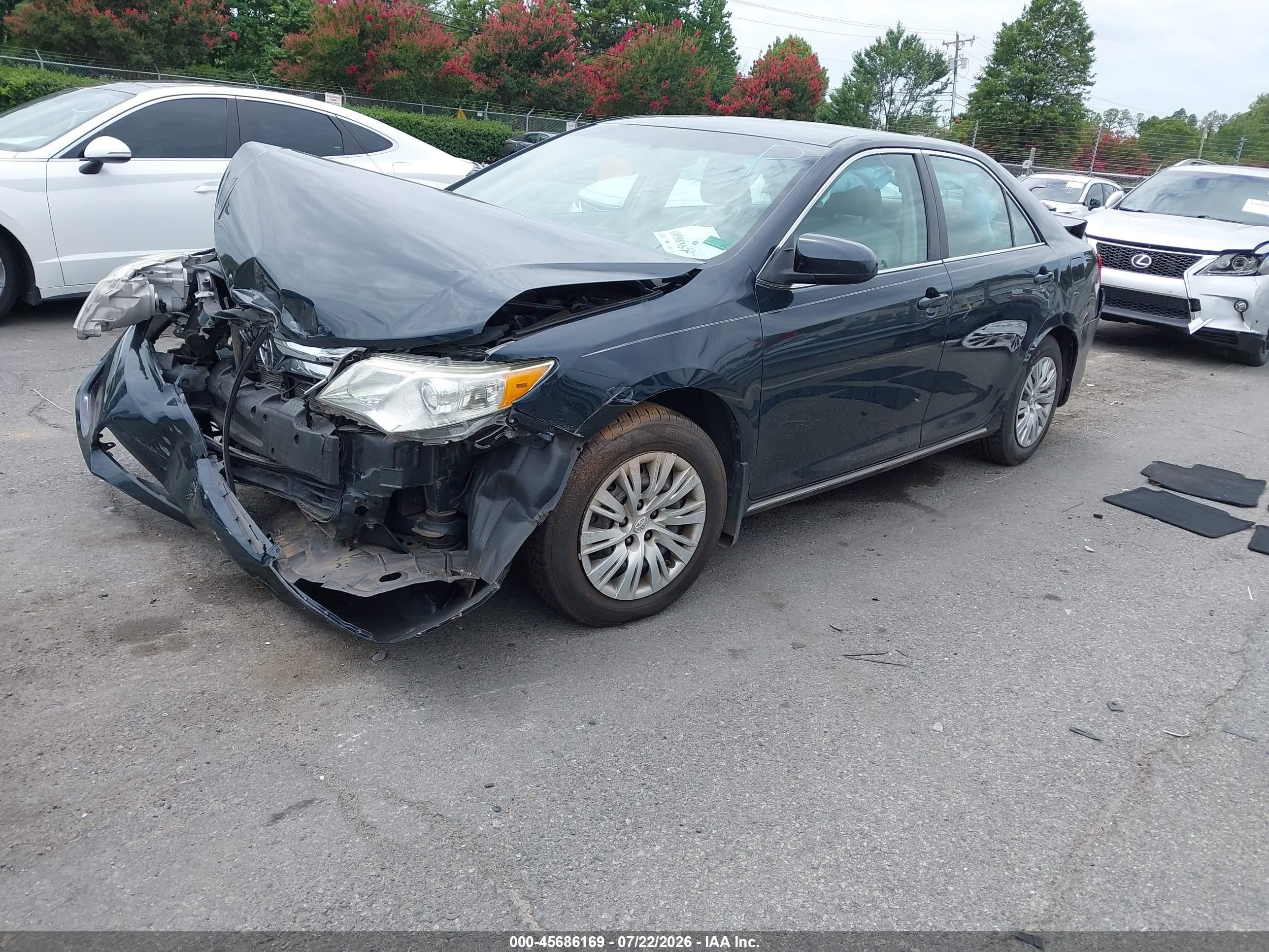 2013 Toyota Camry L/se/le/xle Dark Blue vin: 4T1BF1FK9DU252975
