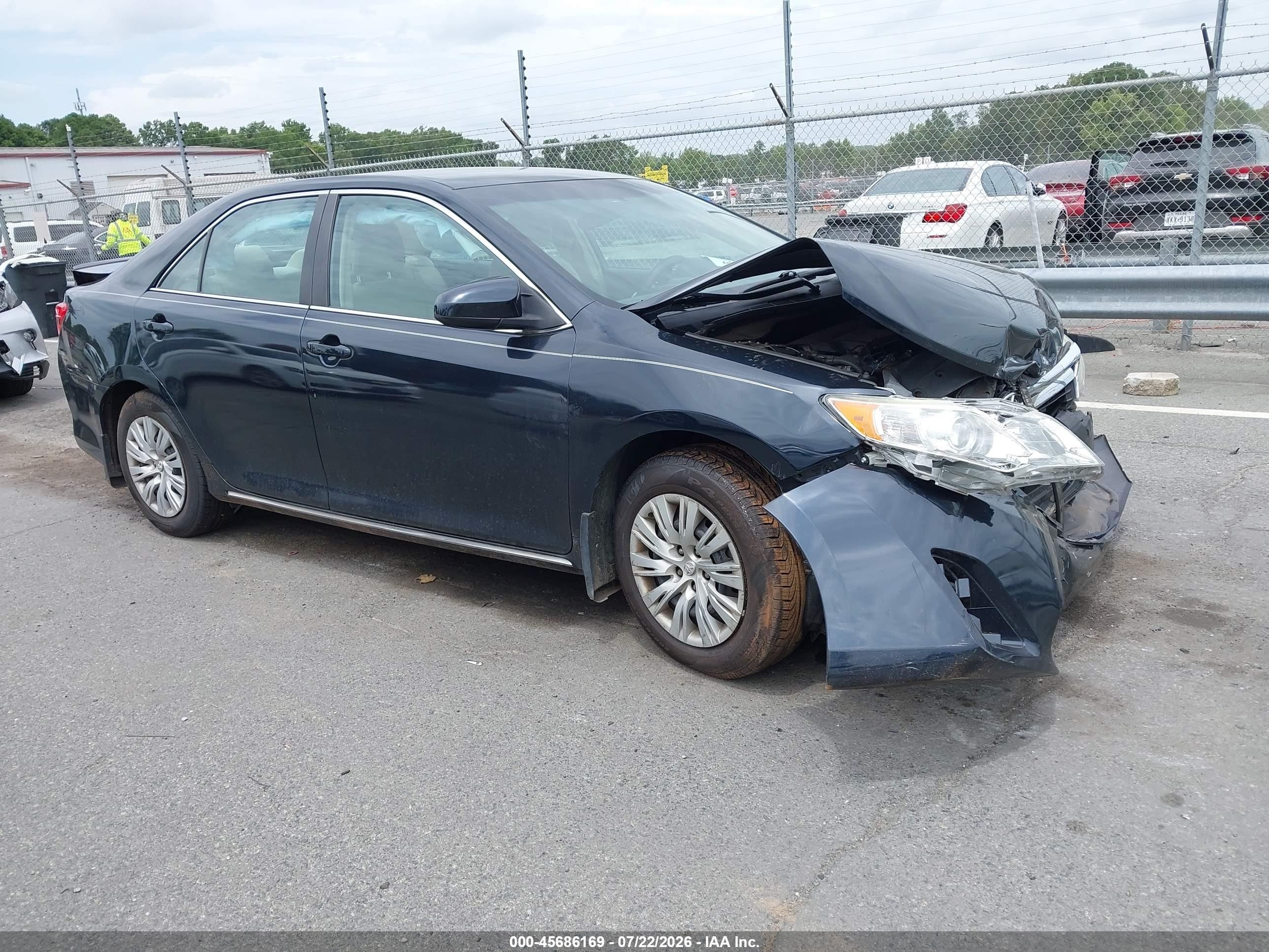 2013 Toyota Camry L/se/le/xle Dark Blue vin: 4T1BF1FK9DU252975