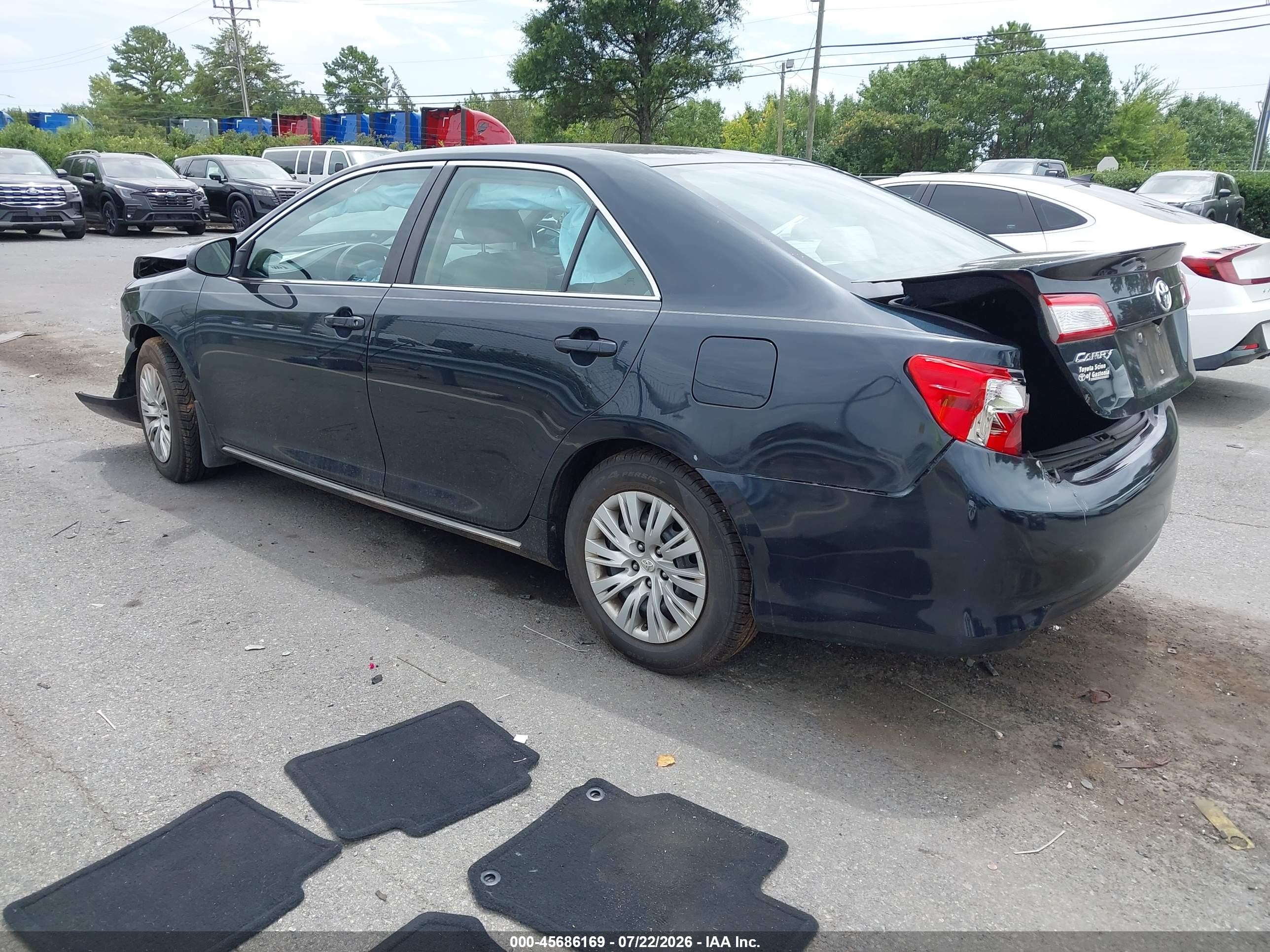 2013 Toyota Camry L/se/le/xle Dark Blue vin: 4T1BF1FK9DU252975