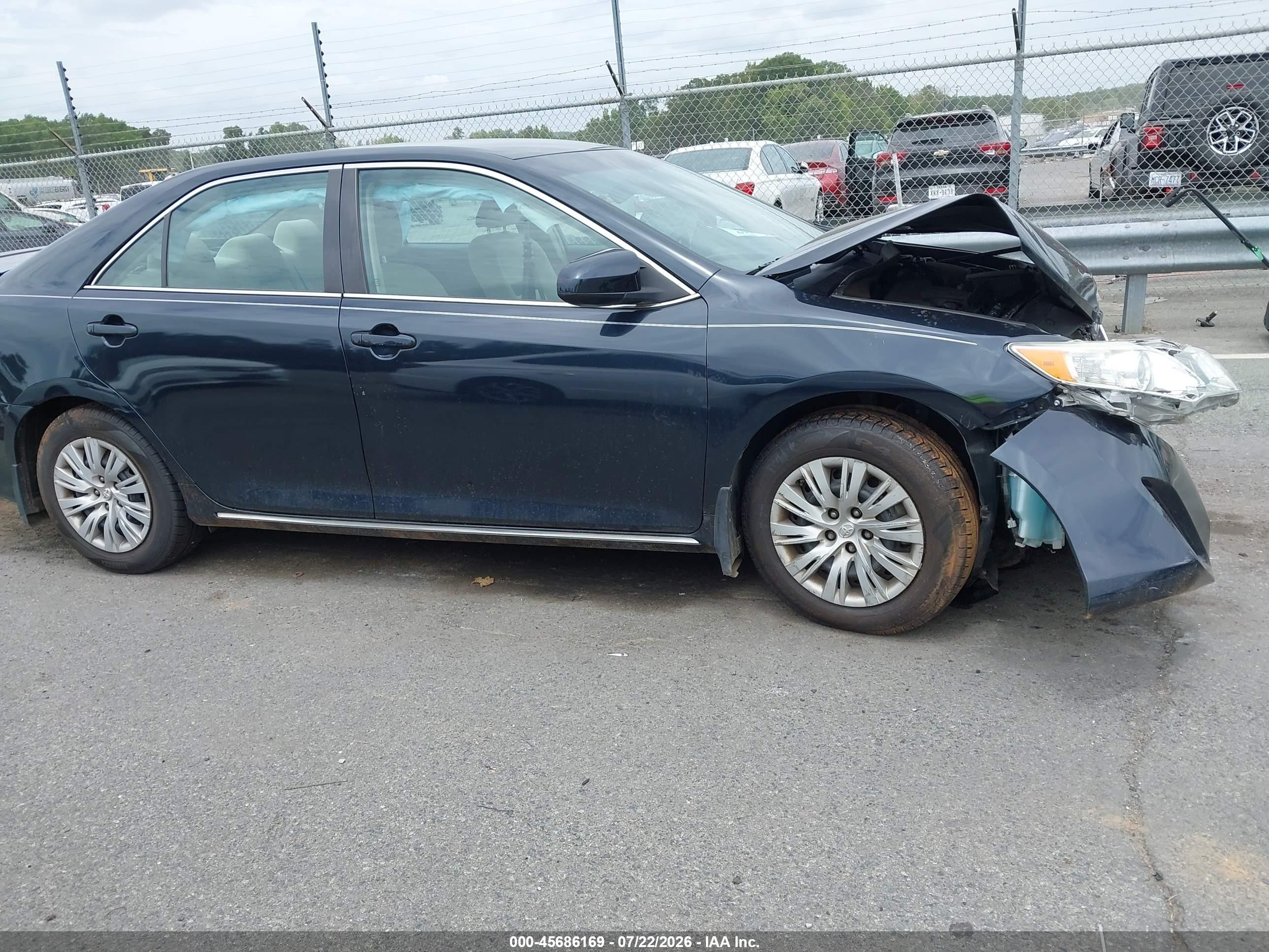 2013 Toyota Camry L/se/le/xle Dark Blue vin: 4T1BF1FK9DU252975