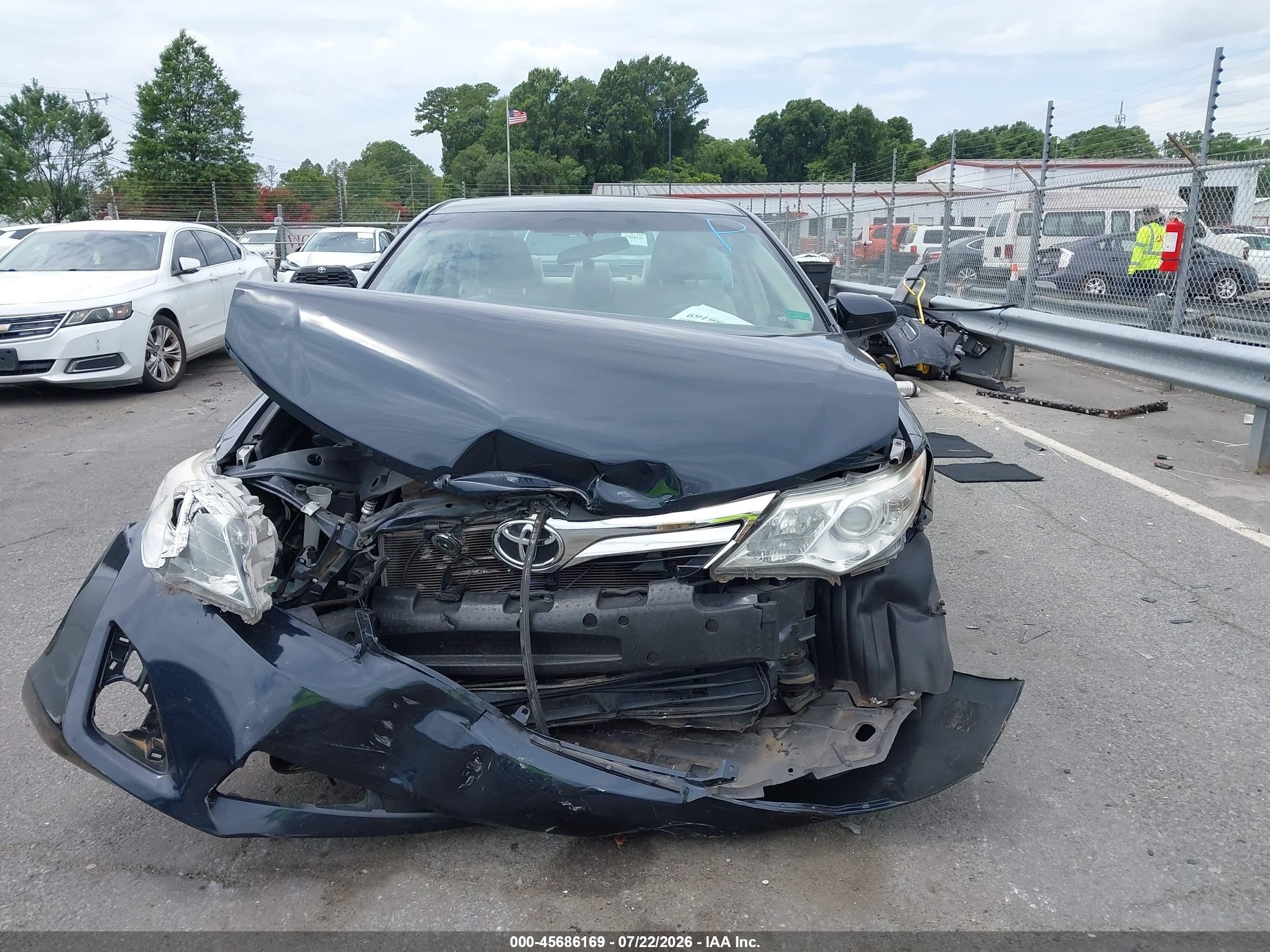 2013 Toyota Camry L/se/le/xle Dark Blue vin: 4T1BF1FK9DU252975