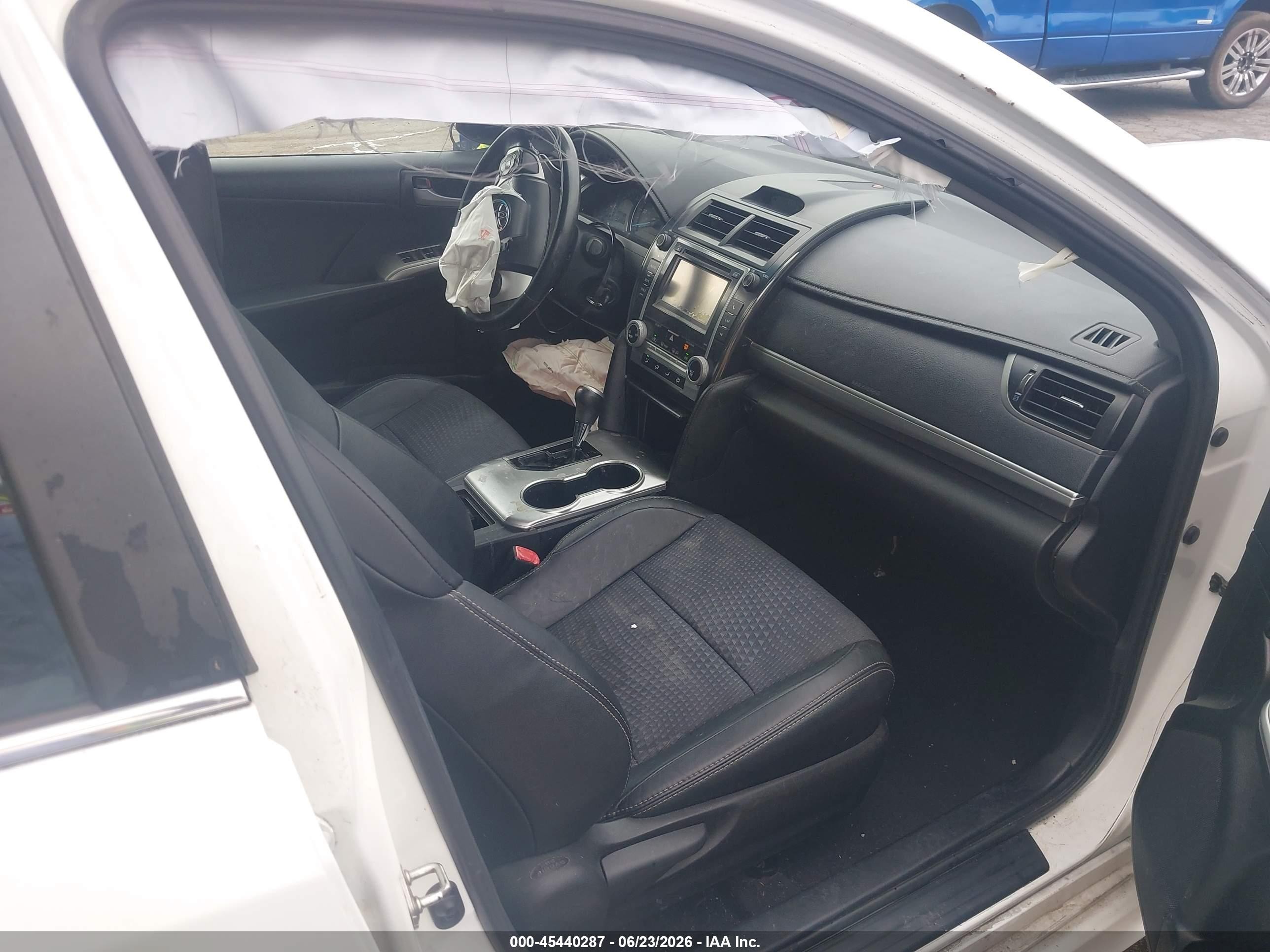 2013 Toyota Camry Se White vin: 4T1BF1FK9DU254919