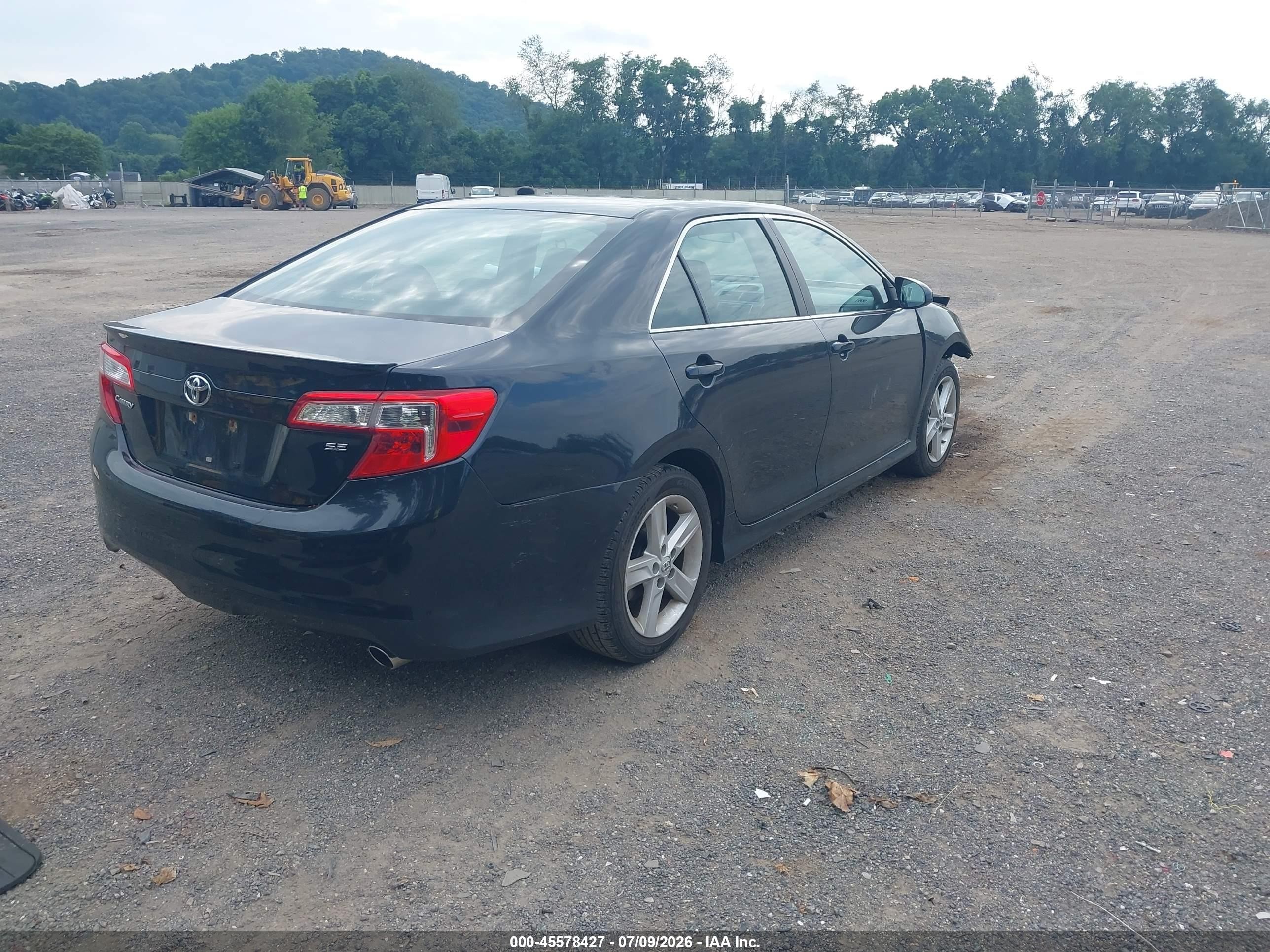 2013 Toyota Camry Se Gray vin: 4T1BF1FK9DU260316