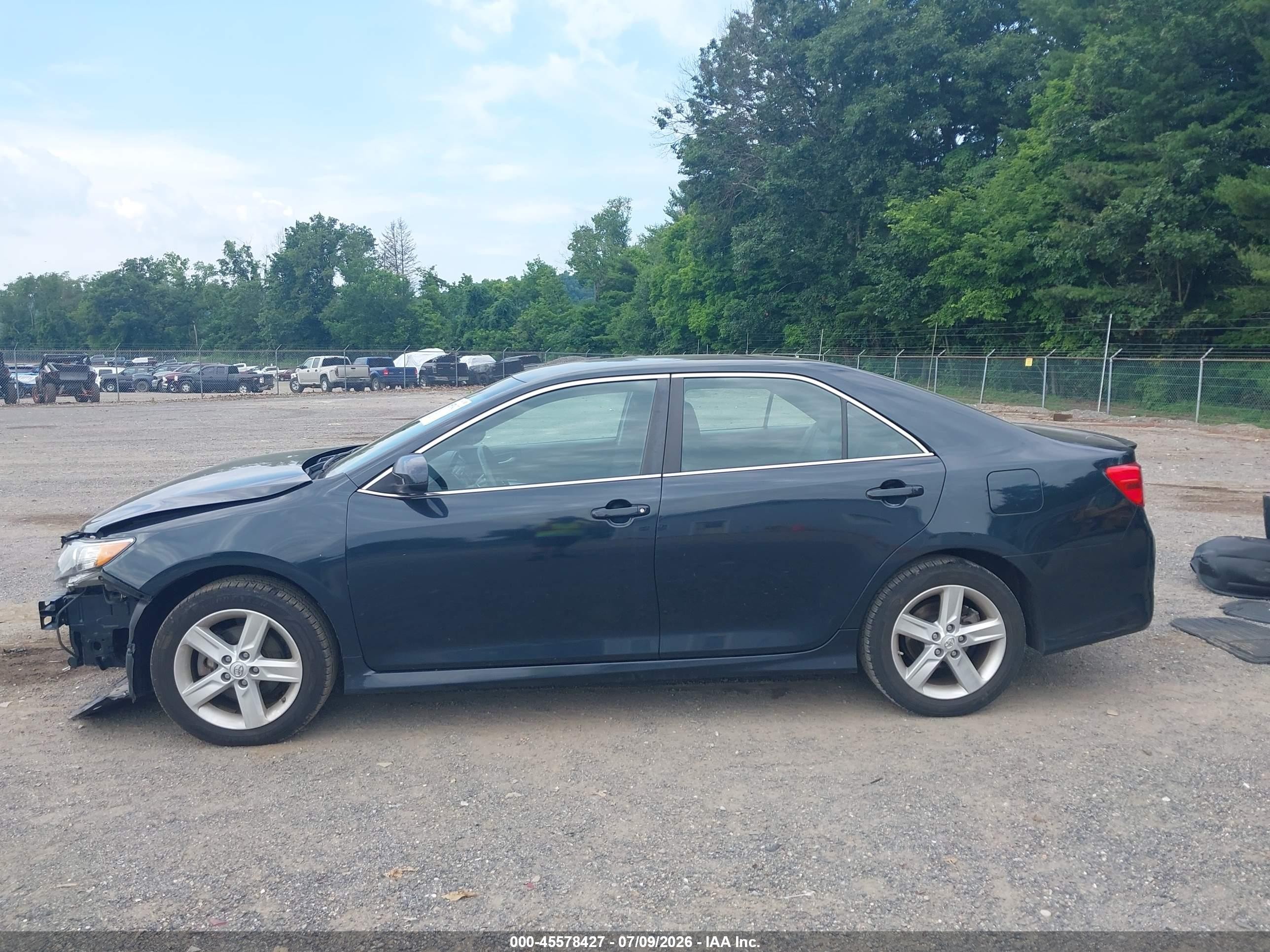 2013 Toyota Camry Se Gray vin: 4T1BF1FK9DU260316