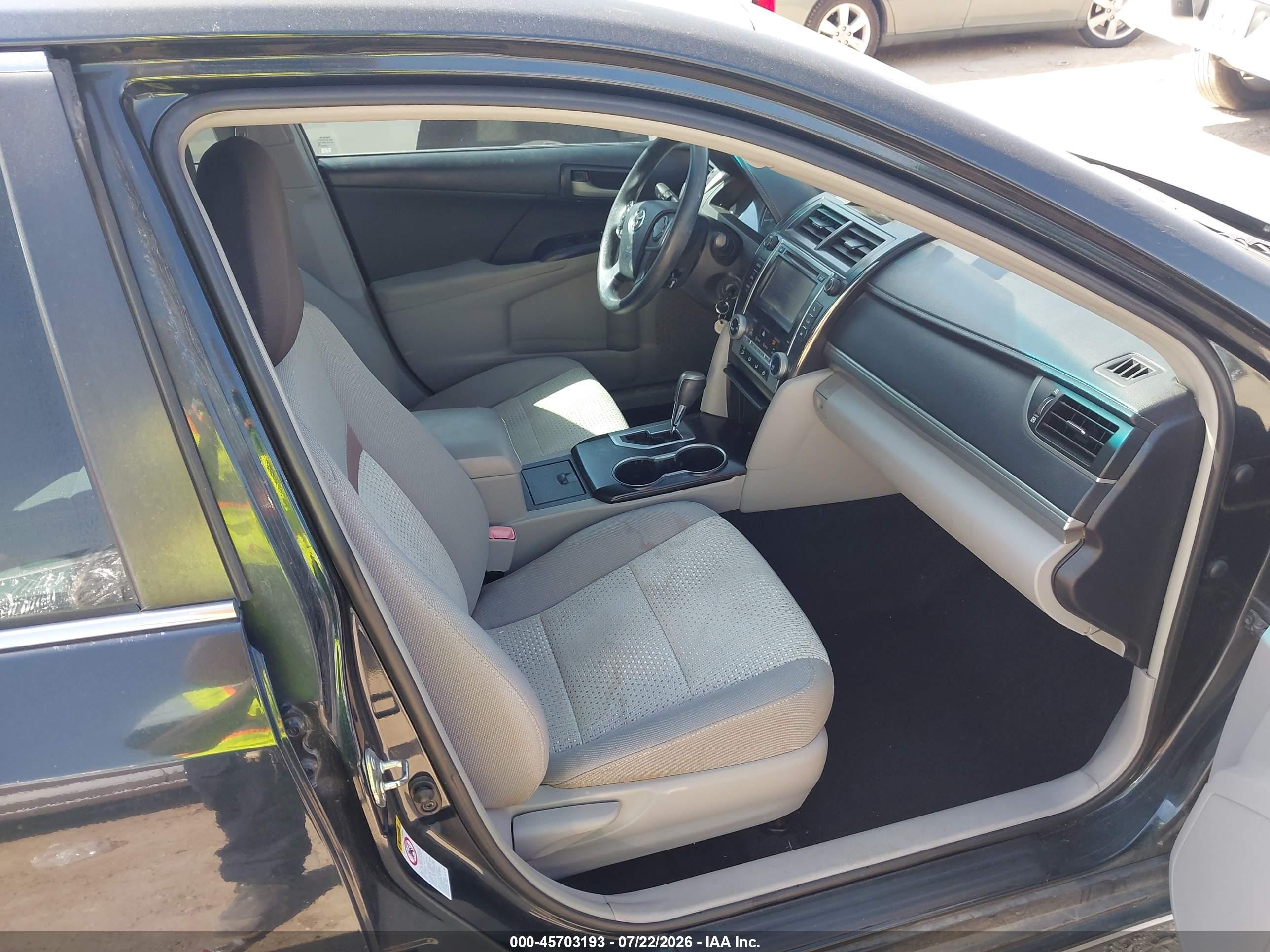 2013 Toyota Camry Le Black vin: 4T1BF1FK9DU260462