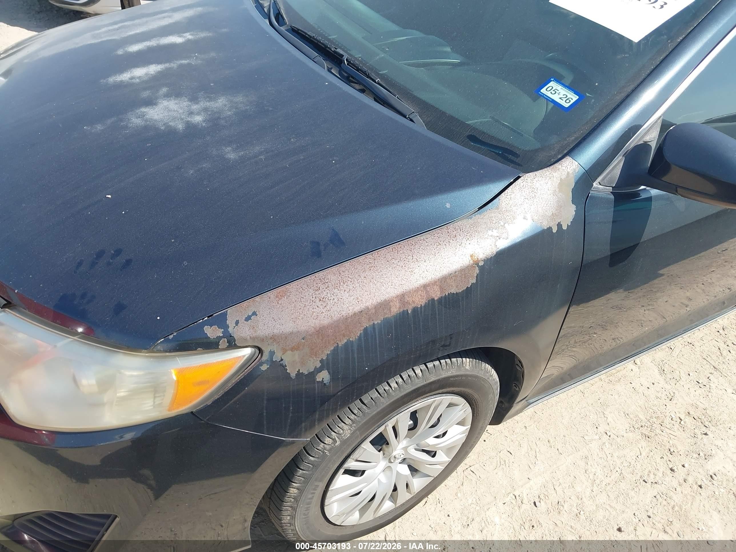 2013 Toyota Camry Le Black vin: 4T1BF1FK9DU260462