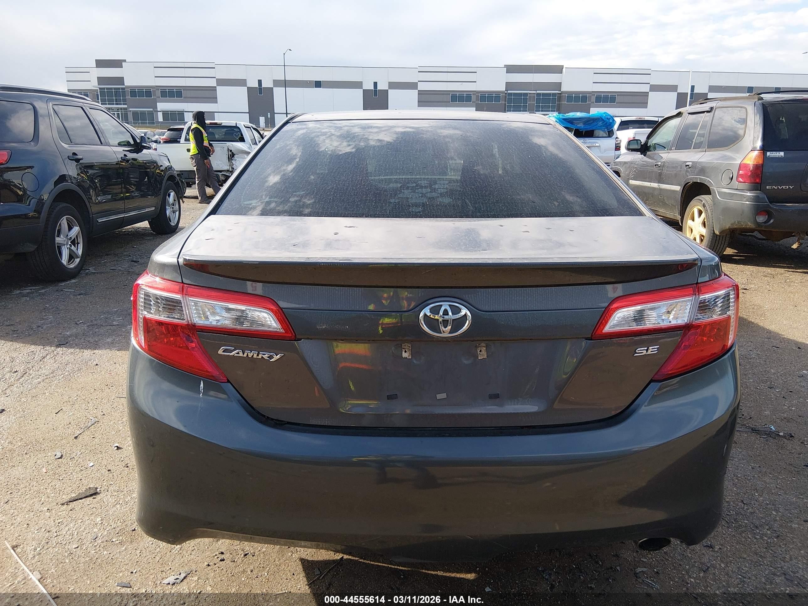 2013 Toyota Camry Se Gray vin: 4T1BF1FK9DU277293