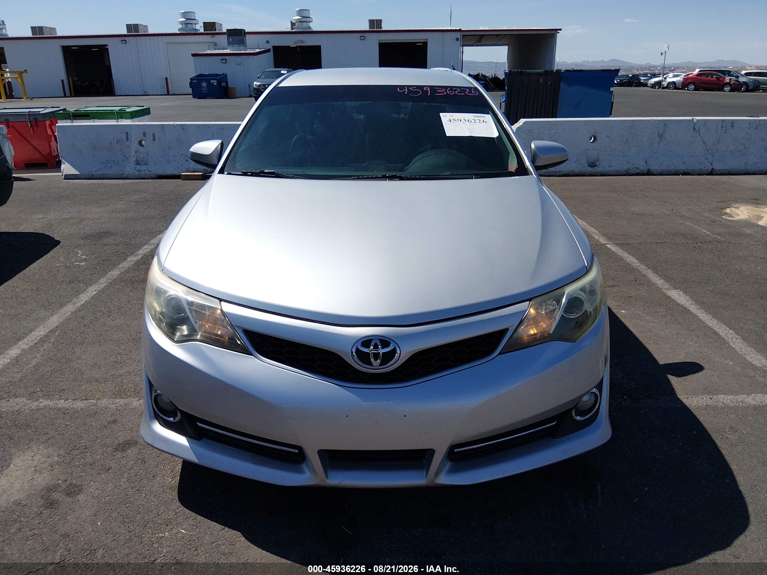 2013 Toyota Camry Se Серебряный vin: 4T1BF1FK9DU278153