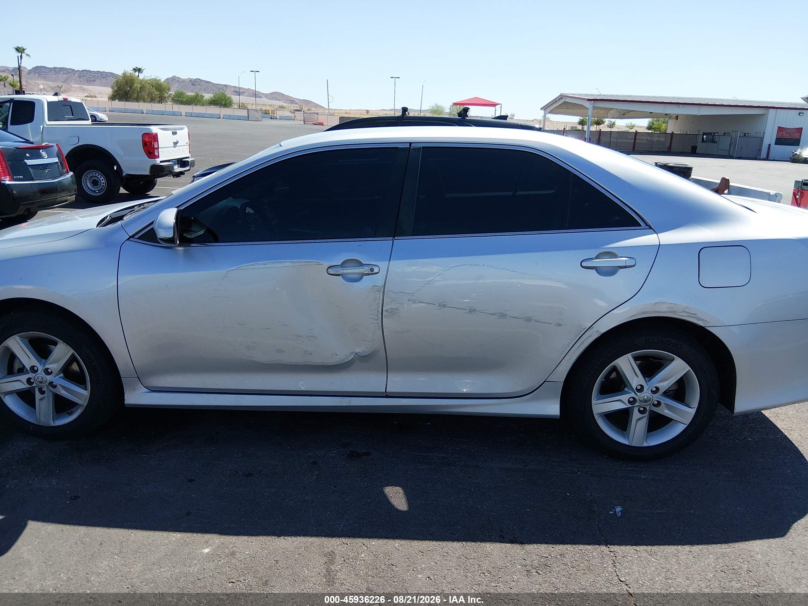 2013 Toyota Camry Se Серебряный vin: 4T1BF1FK9DU278153