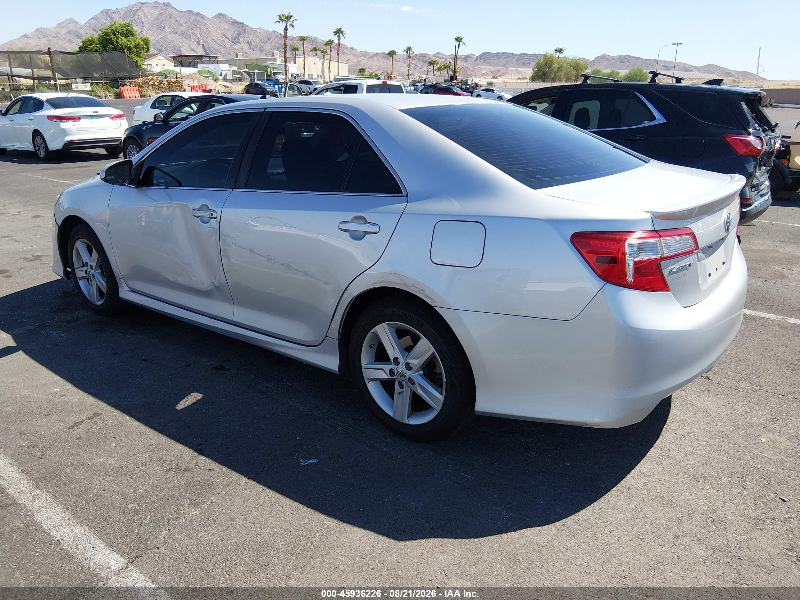 2013 Toyota Camry Se Серебряный vin: 4T1BF1FK9DU278153