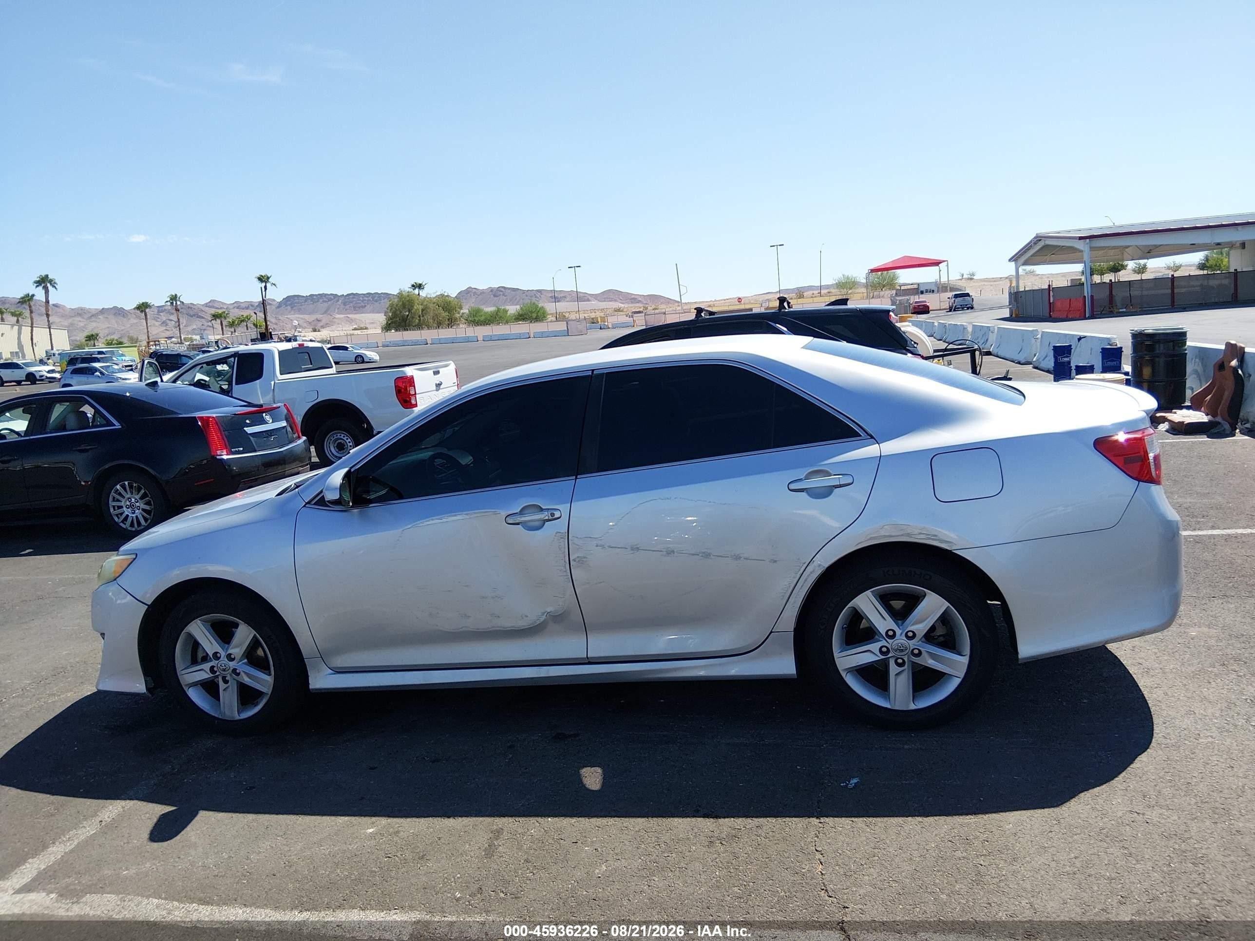 2013 Toyota Camry Se Серебряный vin: 4T1BF1FK9DU278153