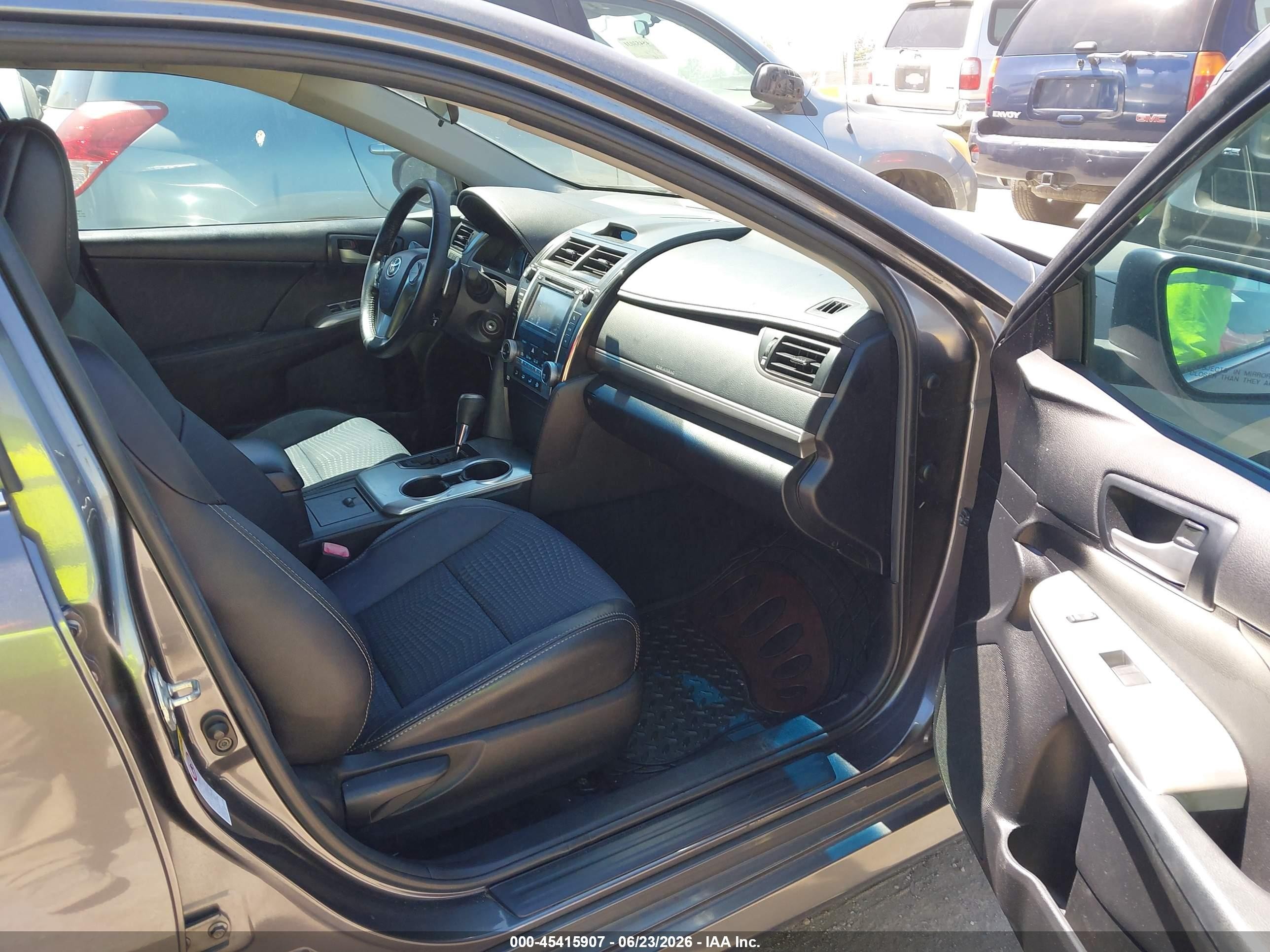 2013 Toyota Camry Se Gray vin: 4T1BF1FK9DU281473
