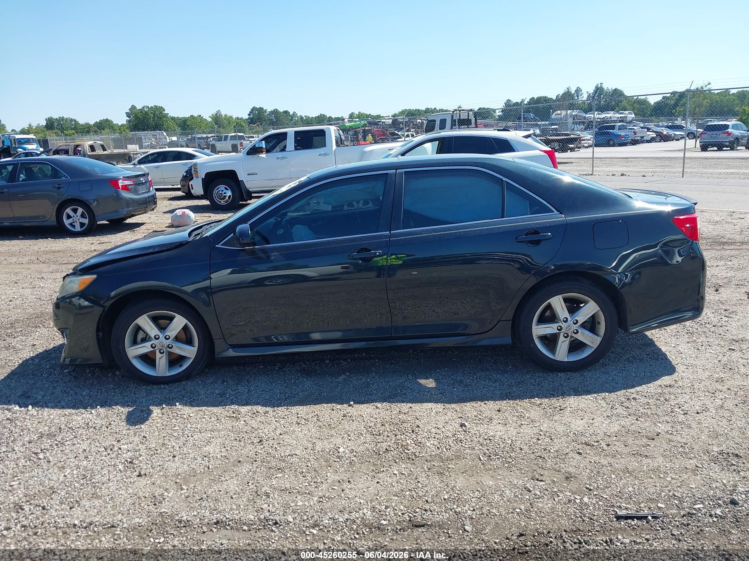 2013 Toyota Camry Se Black vin: 4T1BF1FK9DU293509