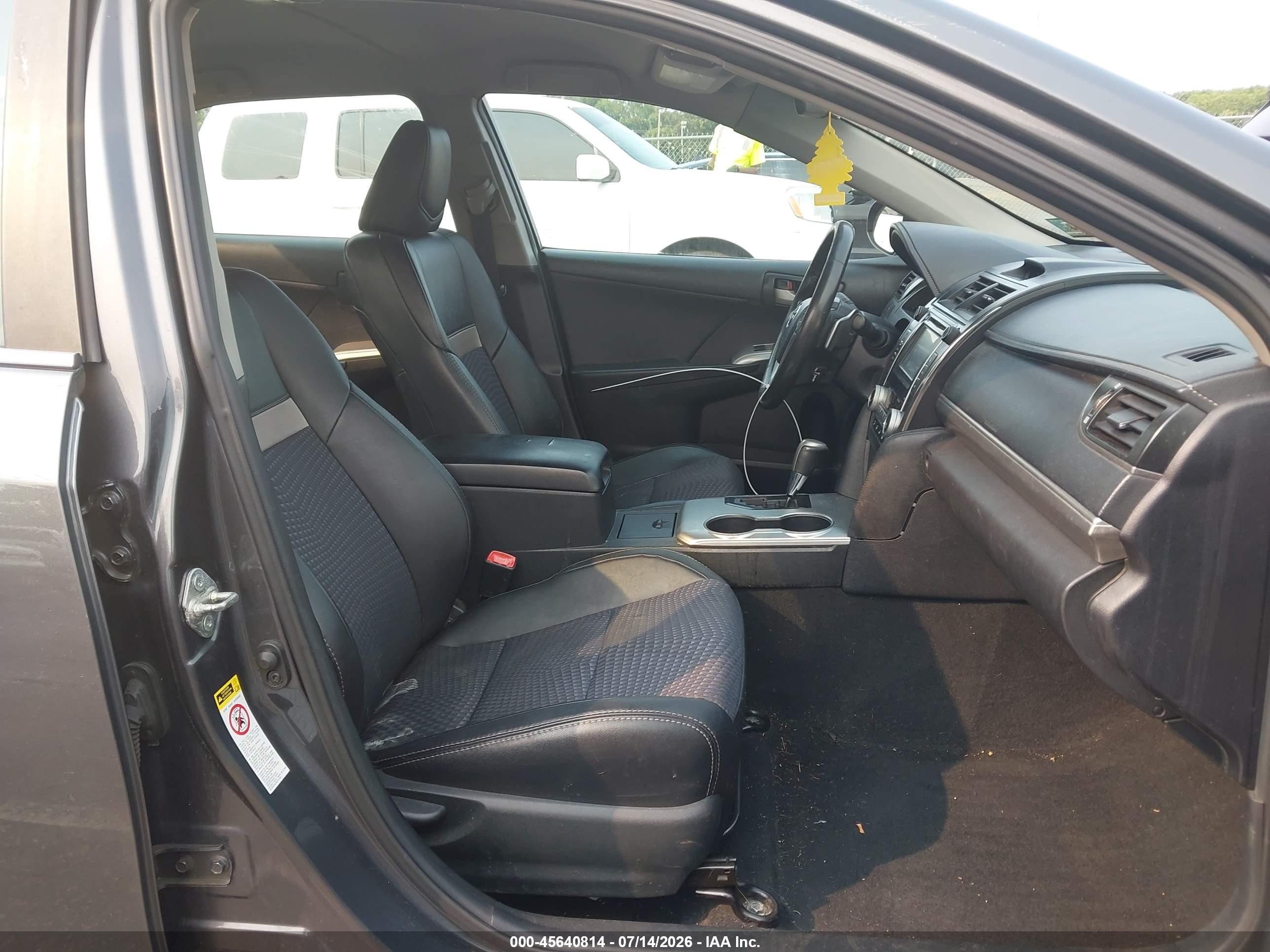 2013 Toyota Camry Se Gray vin: 4T1BF1FK9DU638098