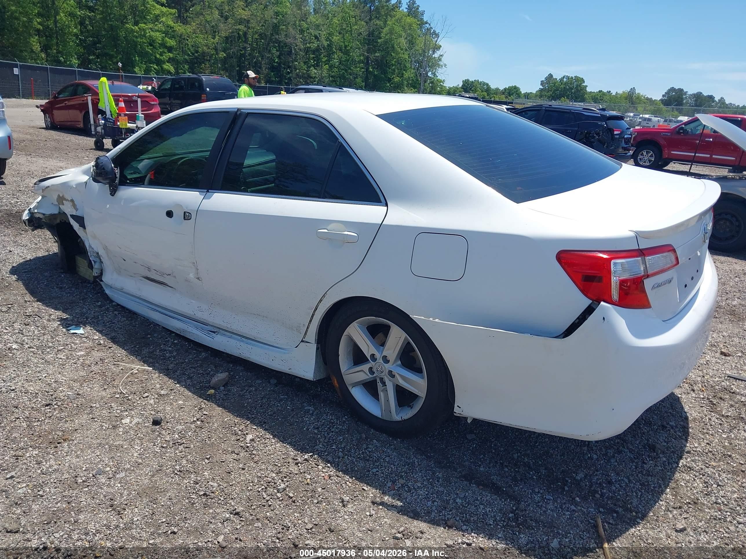 2013 Toyota Camry Se Белый vin: 4T1BF1FK9DU641017