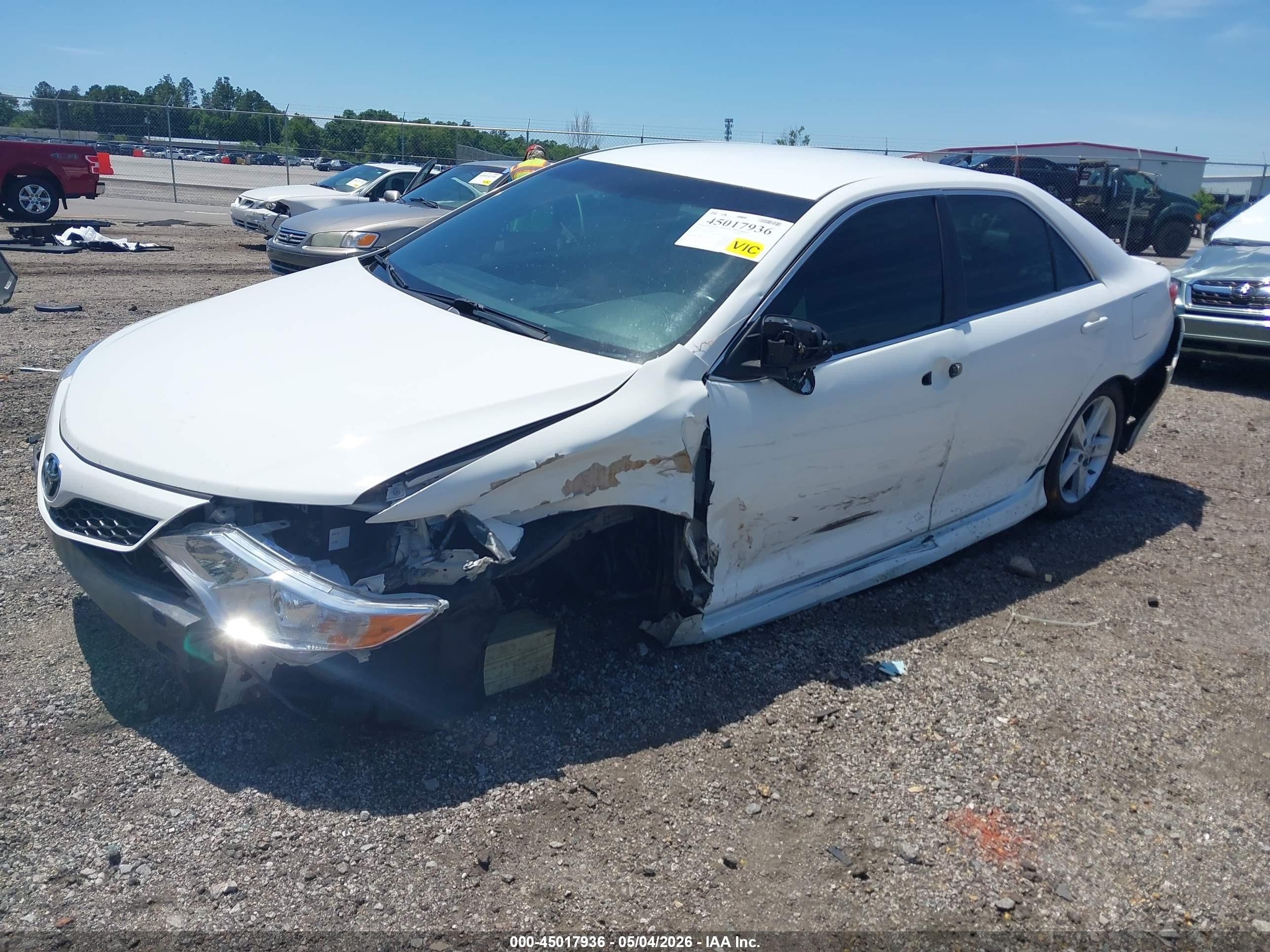 2013 Toyota Camry Se Белый vin: 4T1BF1FK9DU641017