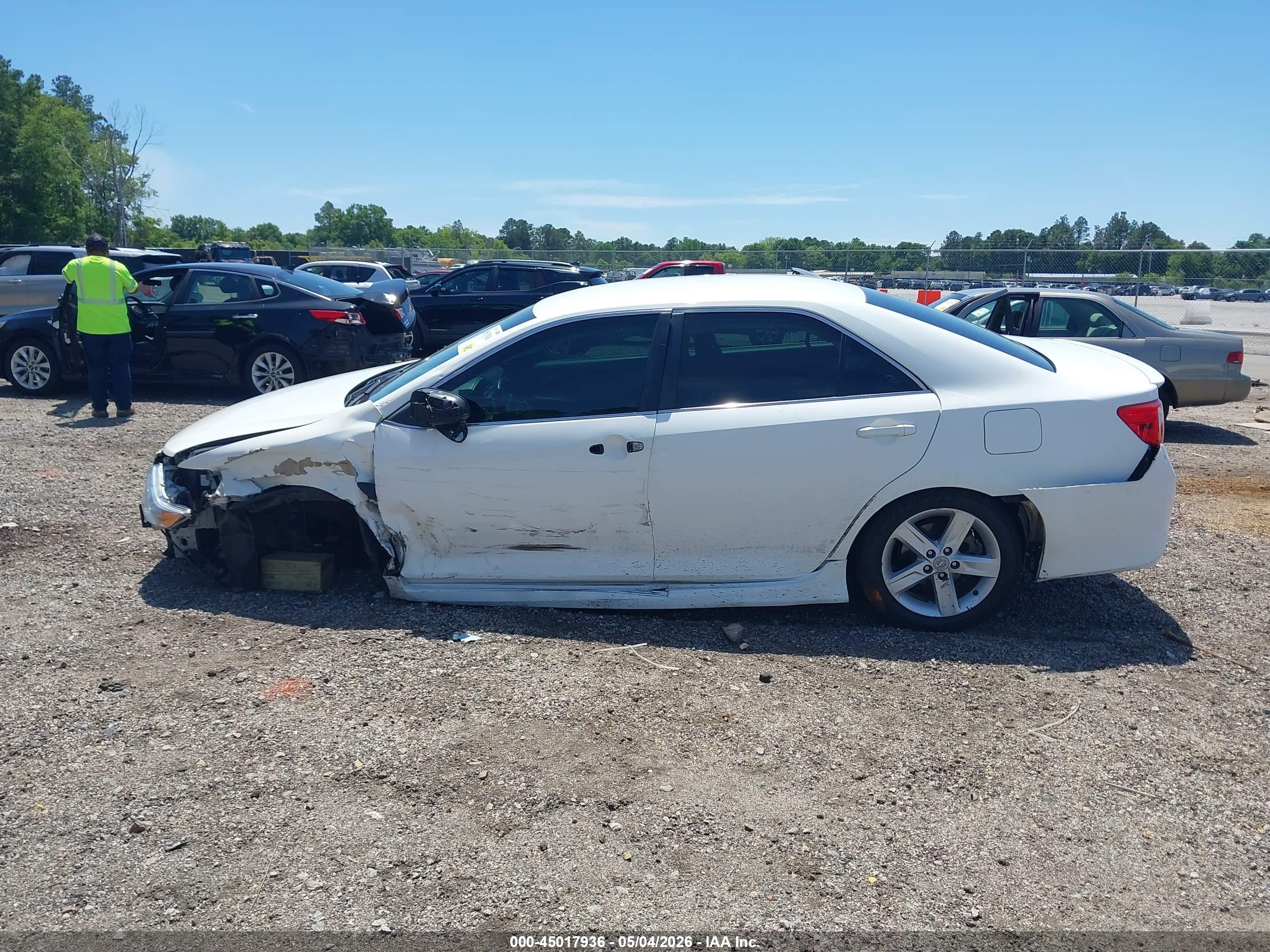 2013 Toyota Camry Se Белый vin: 4T1BF1FK9DU641017