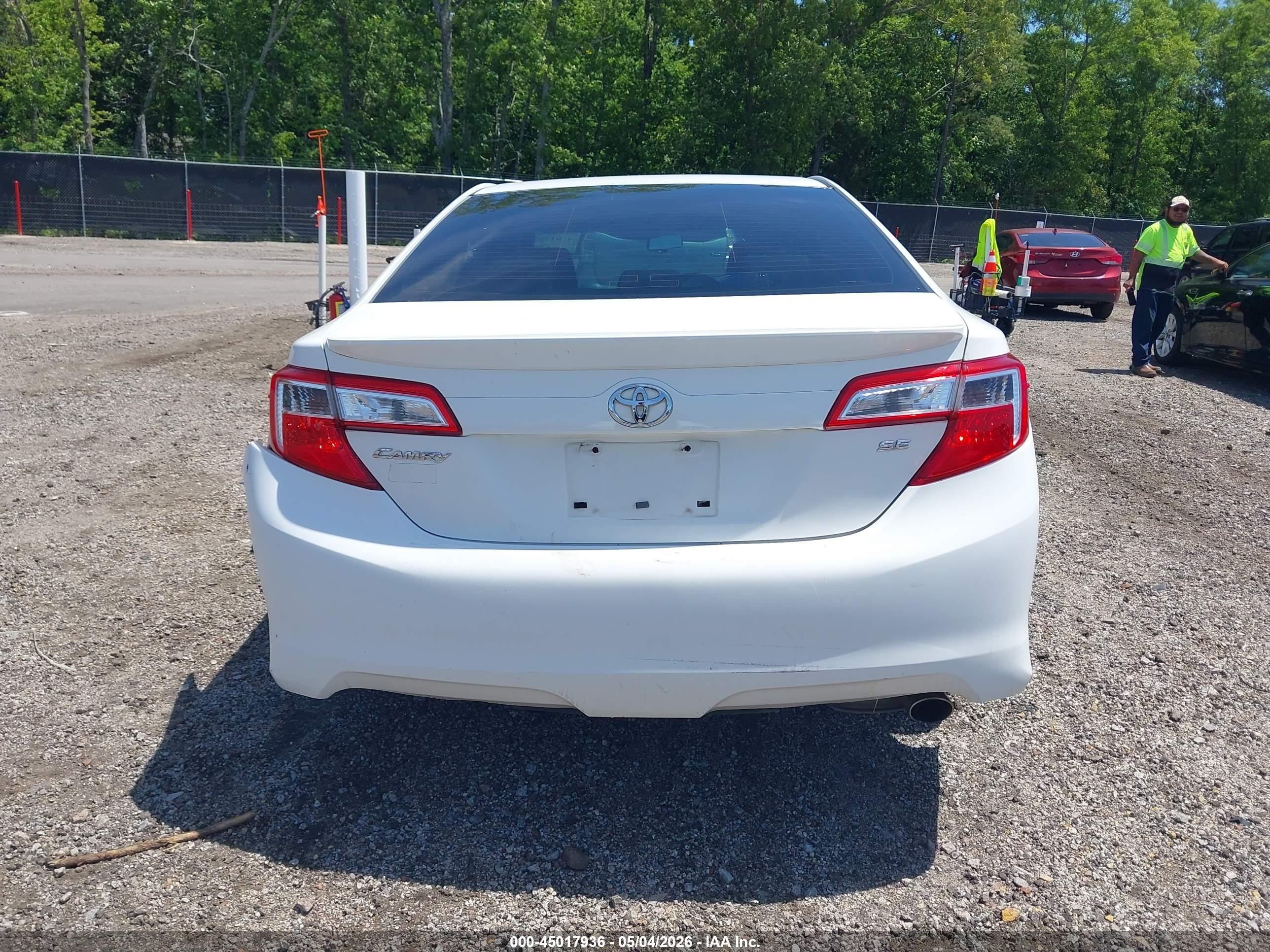 2013 Toyota Camry Se Белый vin: 4T1BF1FK9DU641017