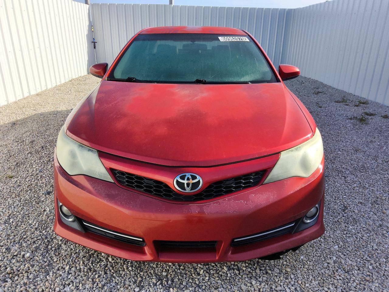 2013 Toyota Camry Se Red vin: 4T1BF1FK9DU646203