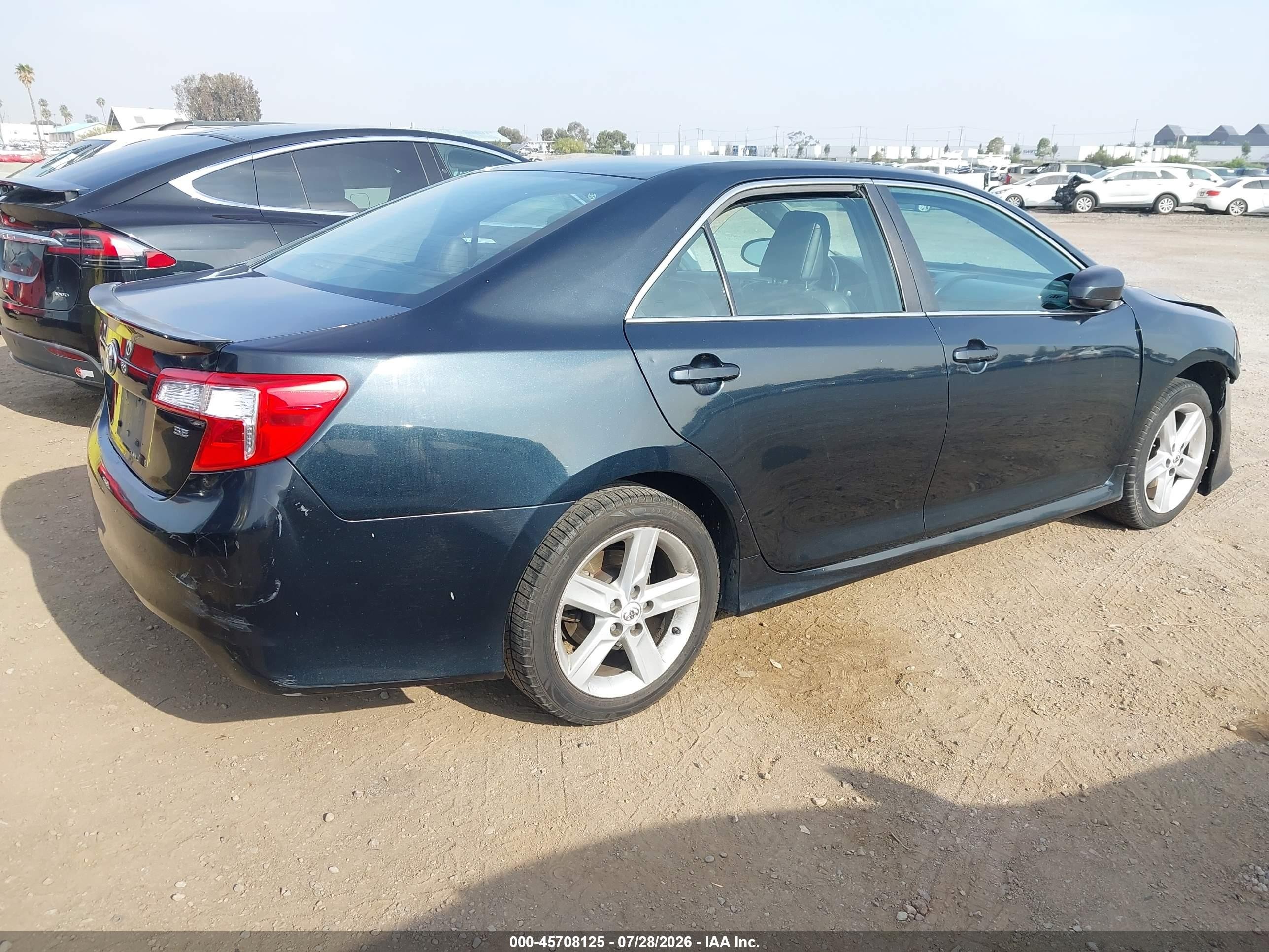 2013 Toyota Camry Se Dark Blue vin: 4T1BF1FK9DU657847