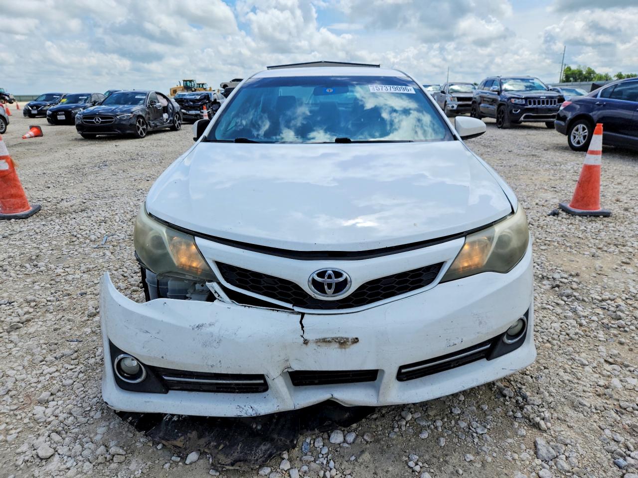 2013 Toyota Camry Se White vin: 4T1BF1FK9DU672929