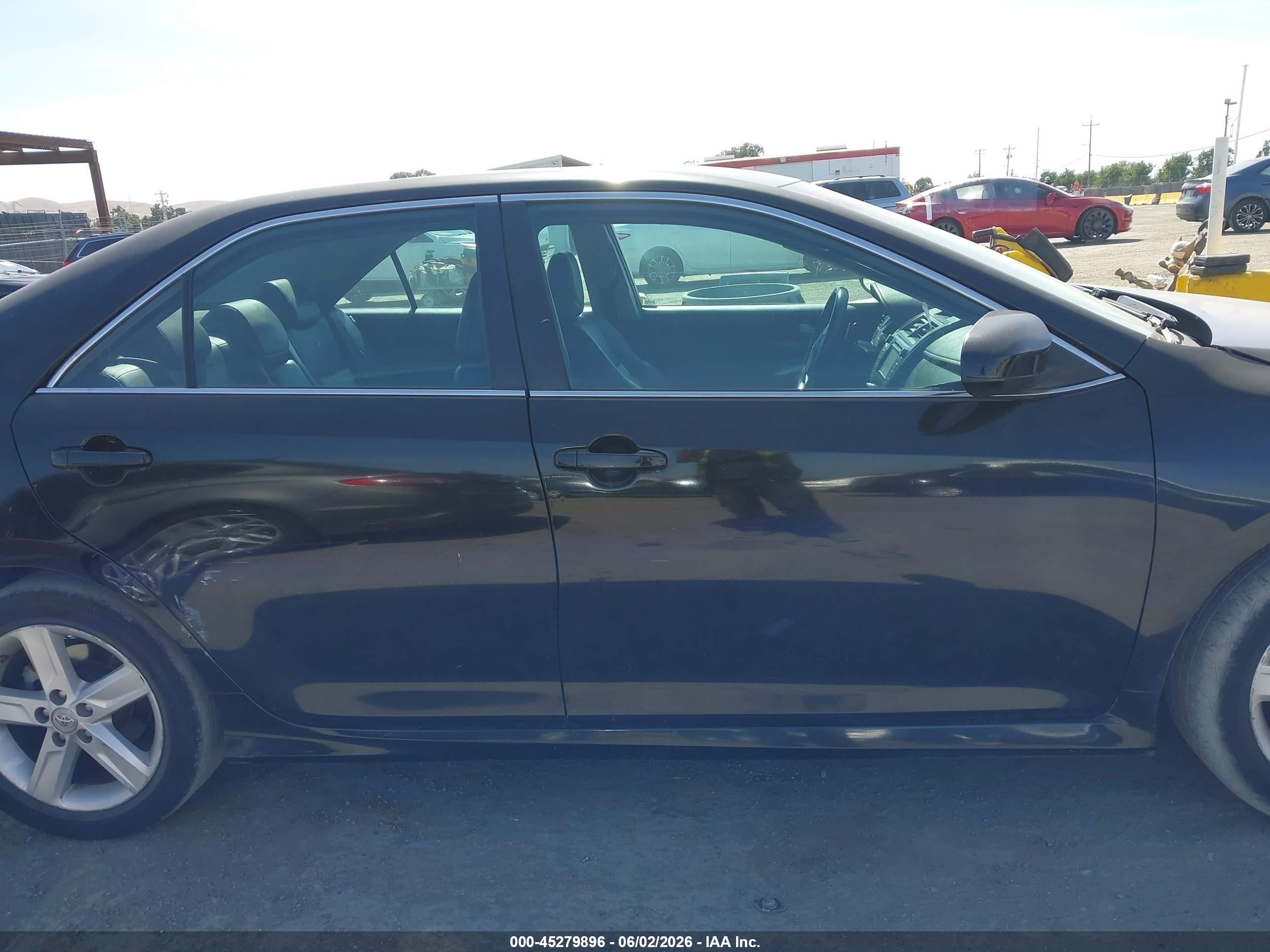 2013 Toyota Camry Se Black vin: 4T1BF1FK9DU676169