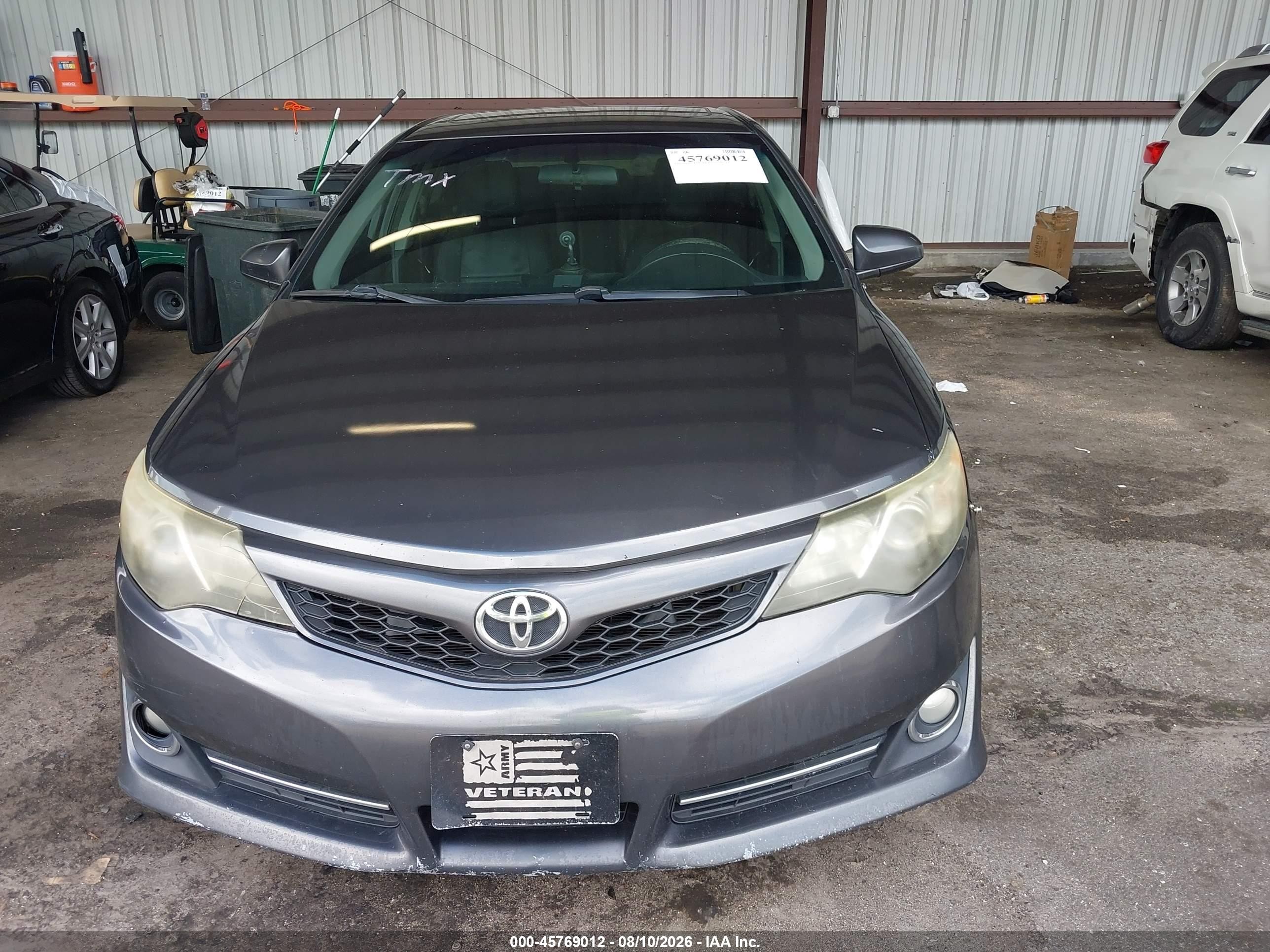 2013 Toyota Camry Se Gray vin: 4T1BF1FK9DU681971
