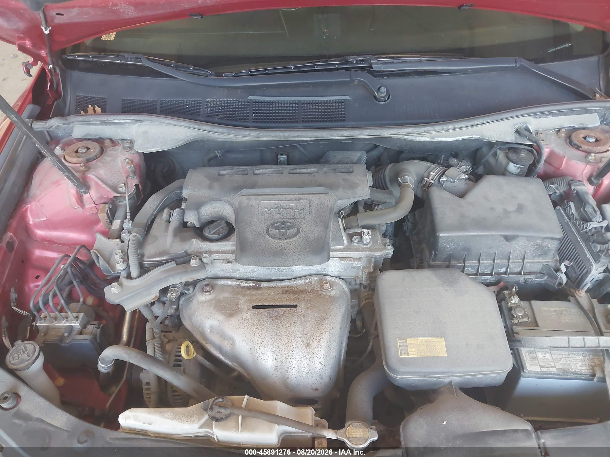 2013 Toyota Camry Se Red vin: 4T1BF1FK9DU697085
