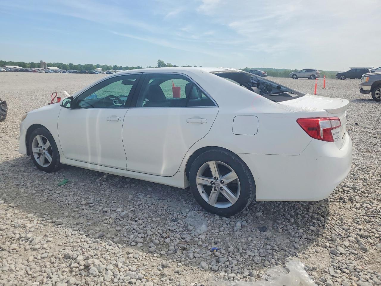 2013 Toyota Camry Se White vin: 4T1BF1FK9DU699175