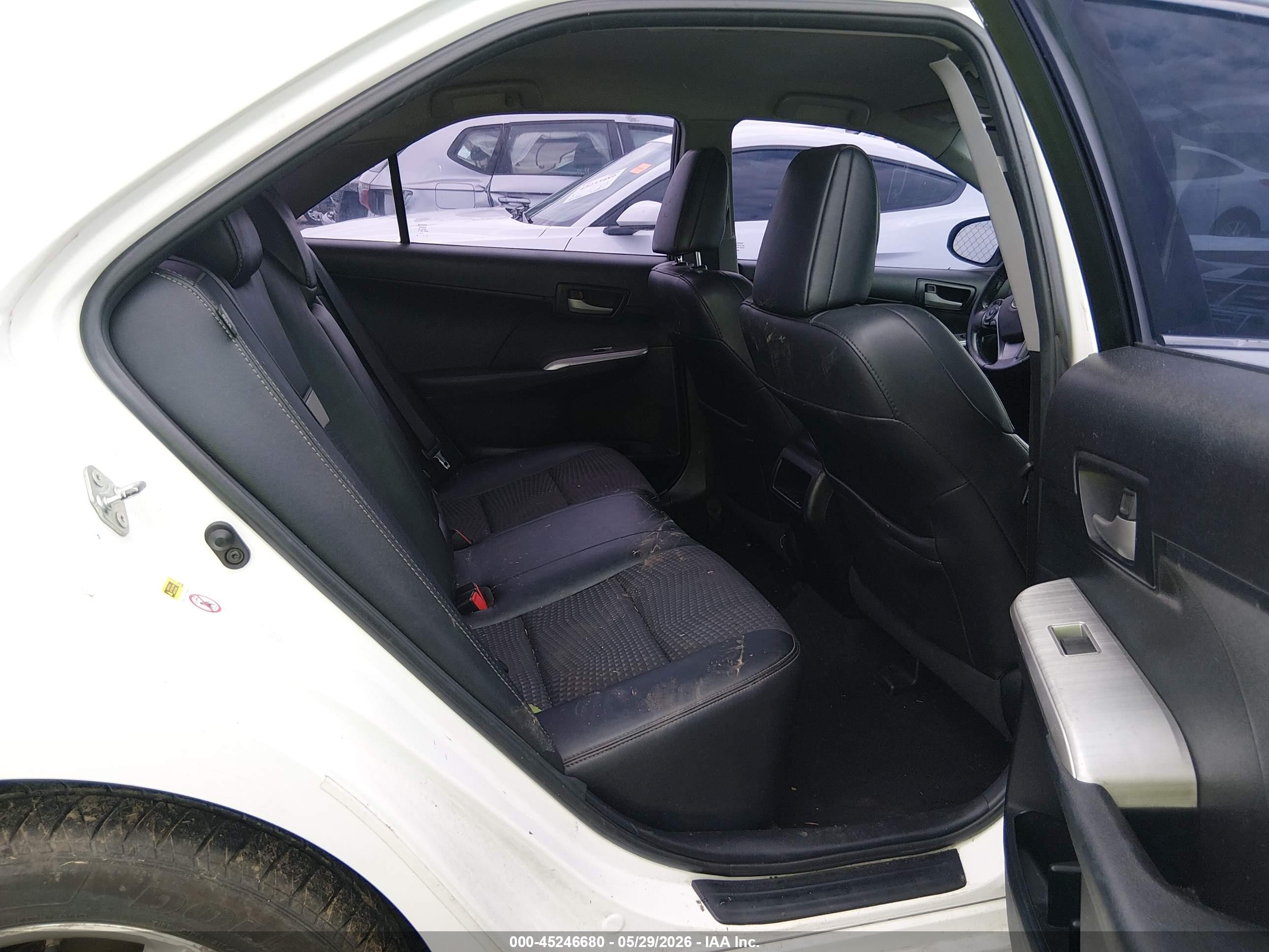 2013 Toyota Camry Se White vin: 4T1BF1FK9DU709705