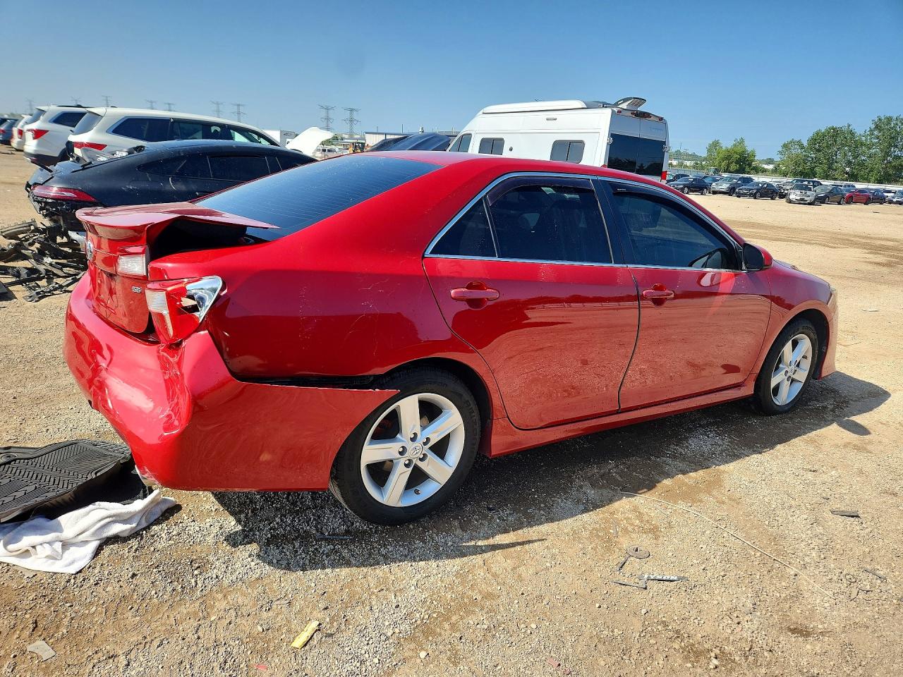 2013 Toyota Camry Se Красный vin: 4T1BF1FK9DU713494
