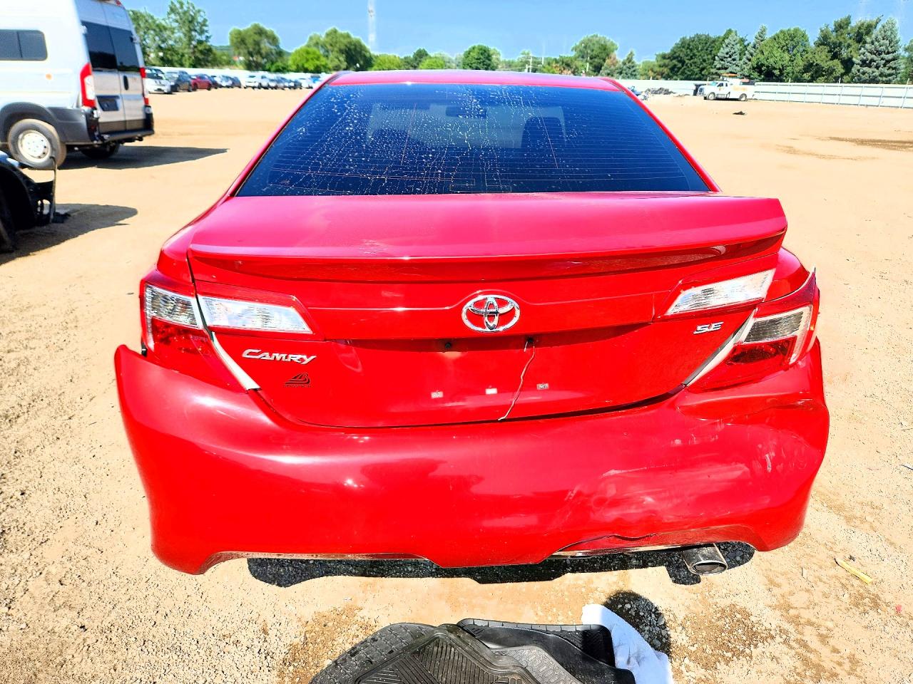 2013 Toyota Camry Se Красный vin: 4T1BF1FK9DU713494
