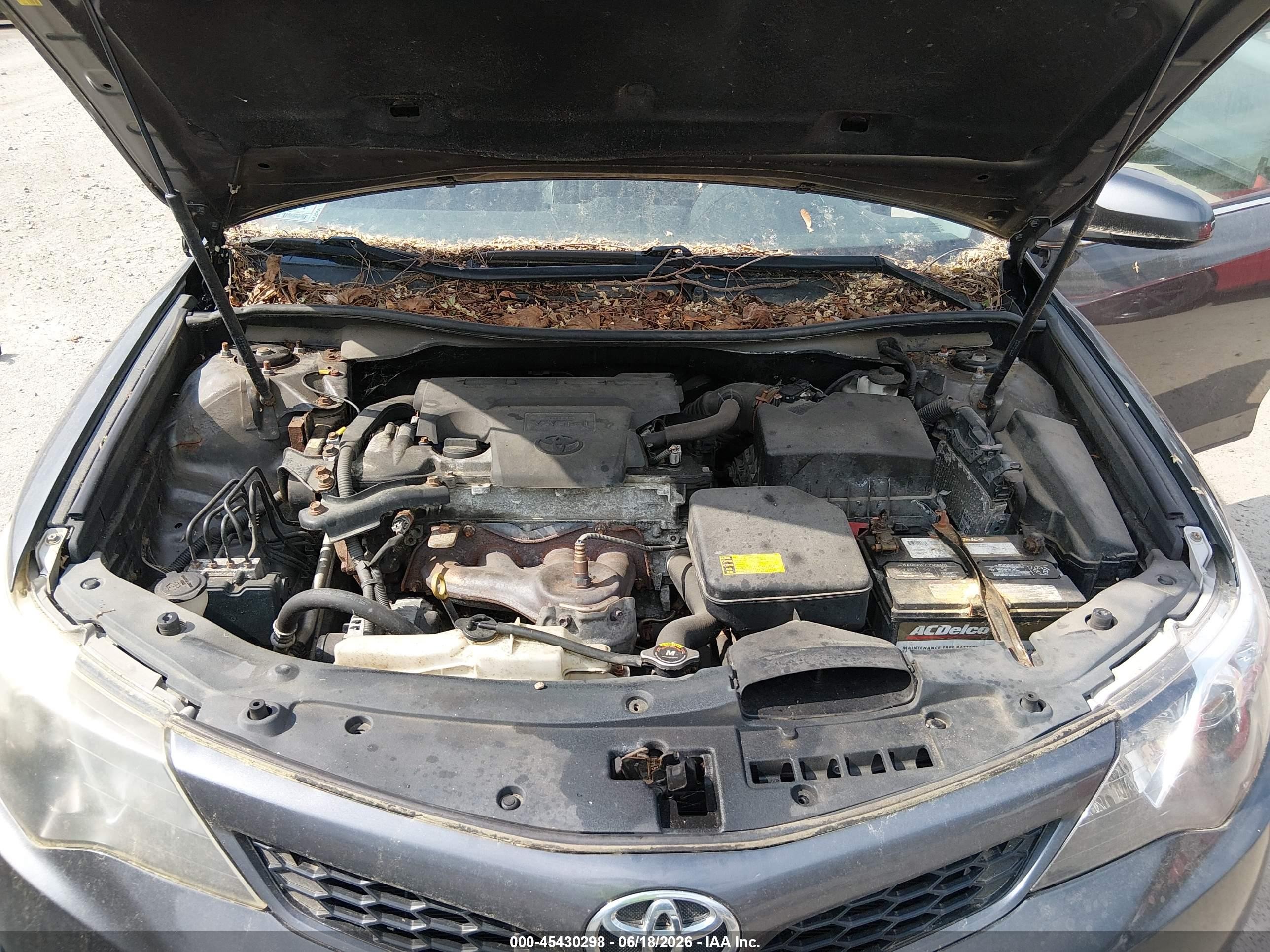 2013 Toyota Camry Se Gray vin: 4T1BF1FK9DU719926