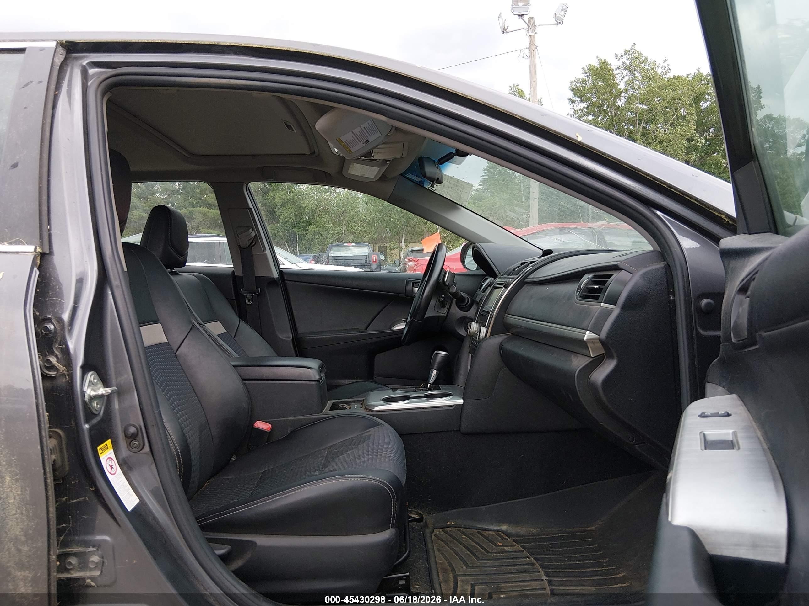 2013 Toyota Camry Se Gray vin: 4T1BF1FK9DU719926