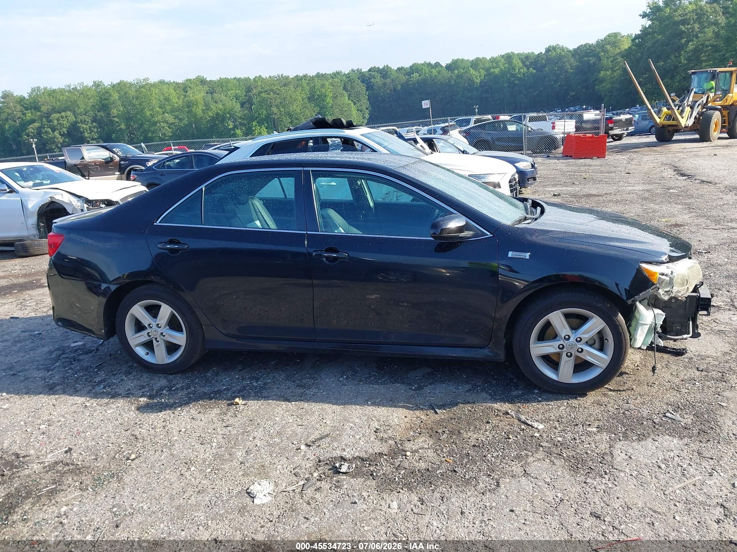 2014 Toyota Camry Se Черный vin: 4T1BF1FK9EU308866