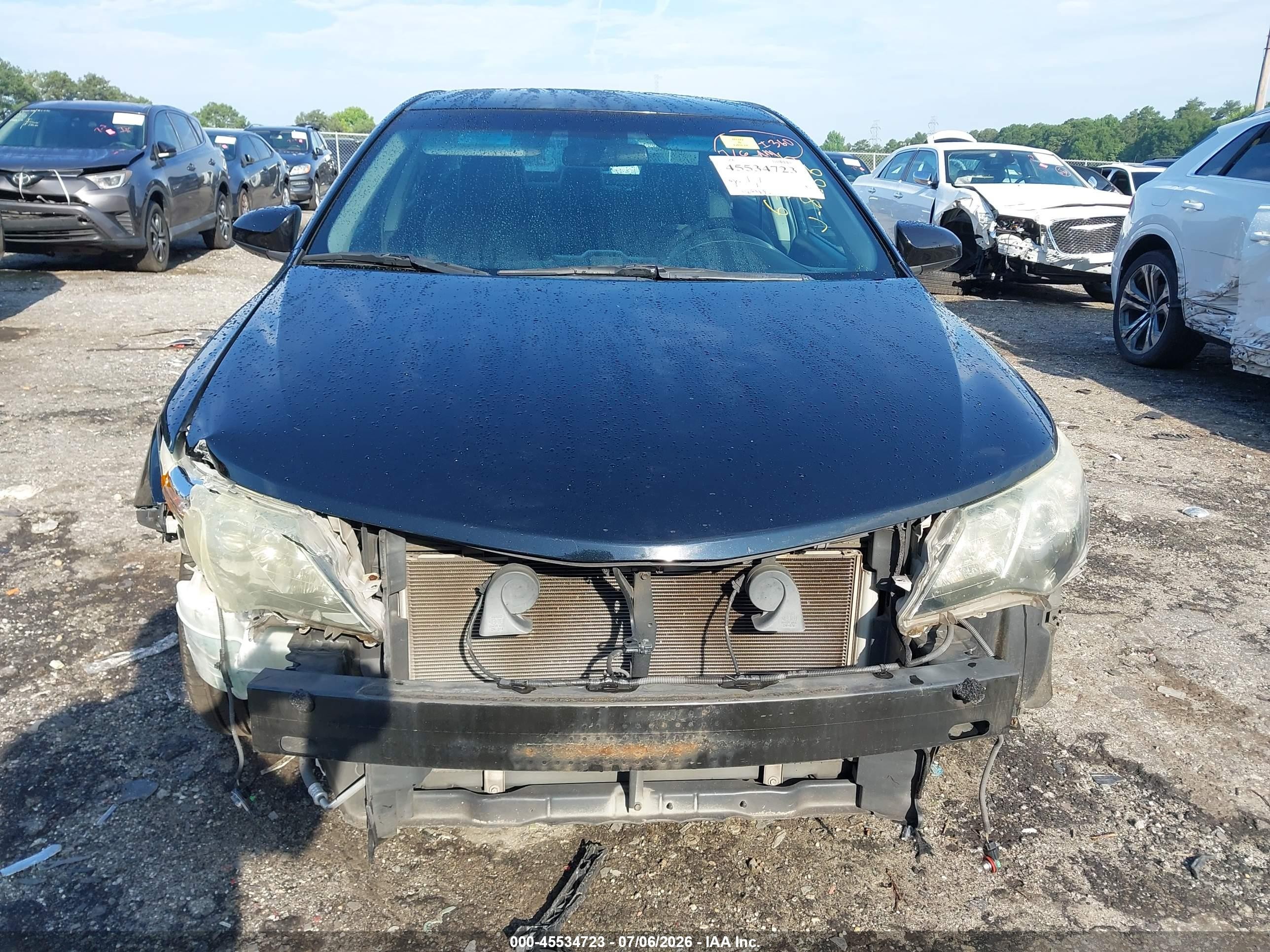 2014 Toyota Camry Se Черный vin: 4T1BF1FK9EU308866