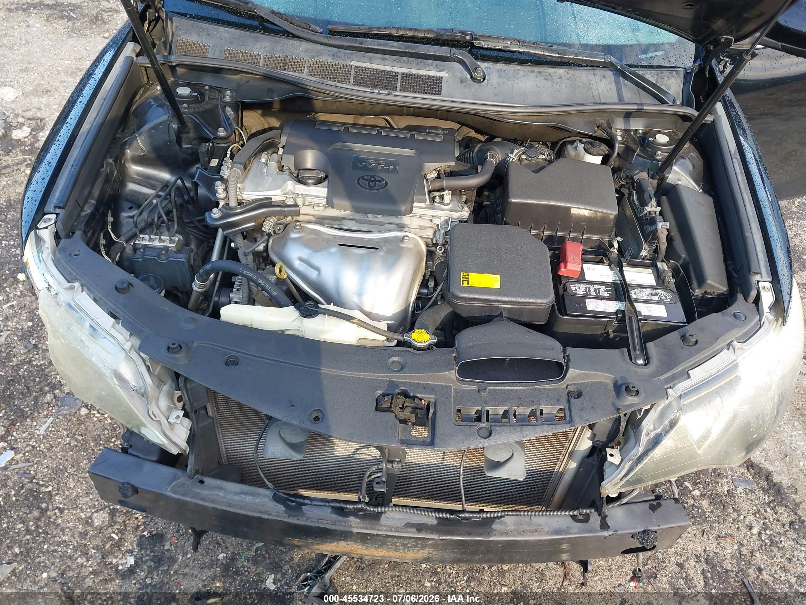 2014 Toyota Camry Se Черный vin: 4T1BF1FK9EU308866